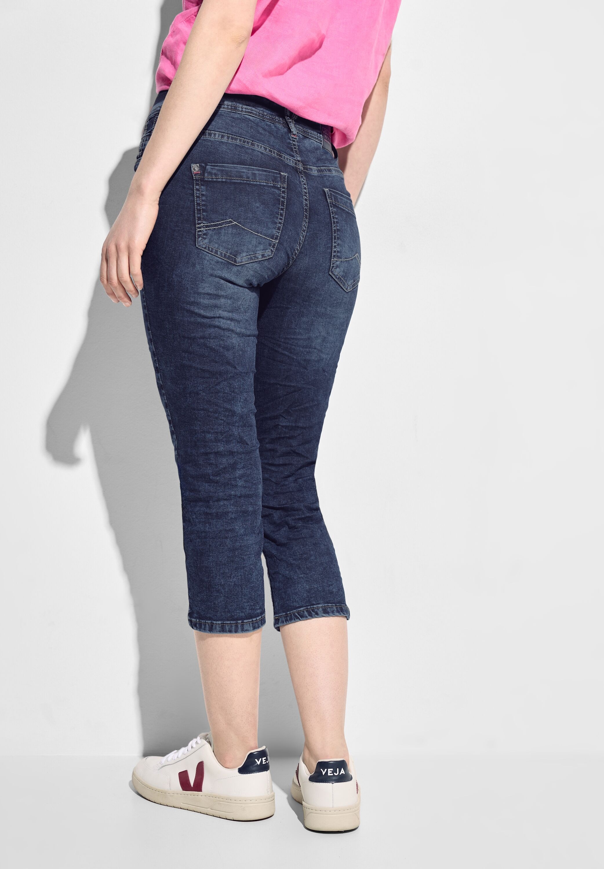 Cecil 3/4-Jeans mit Used-Look günstig online kaufen