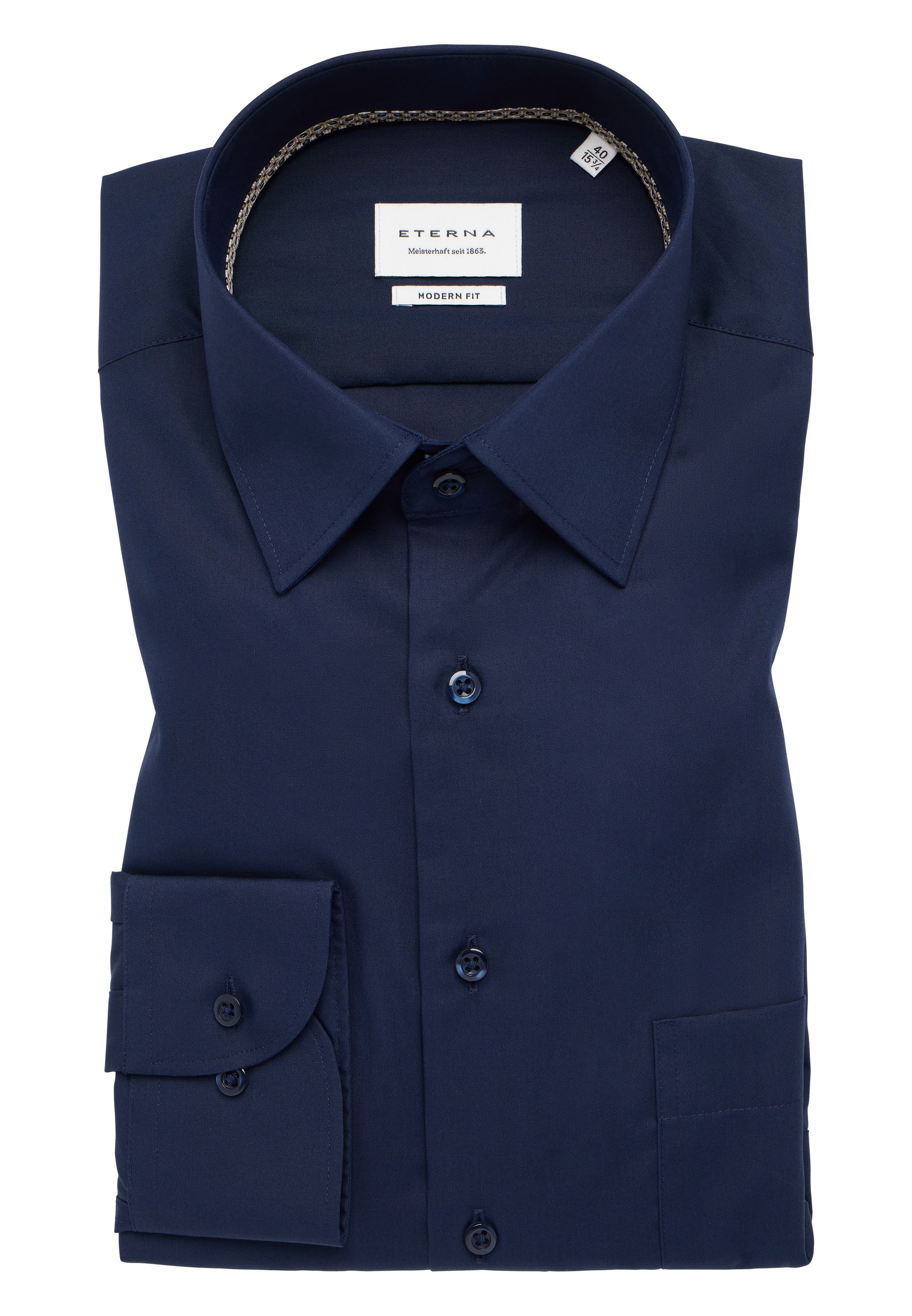 Eterna Langarmhemd »MODERN FIT«, NON IRON (bügelfrei)