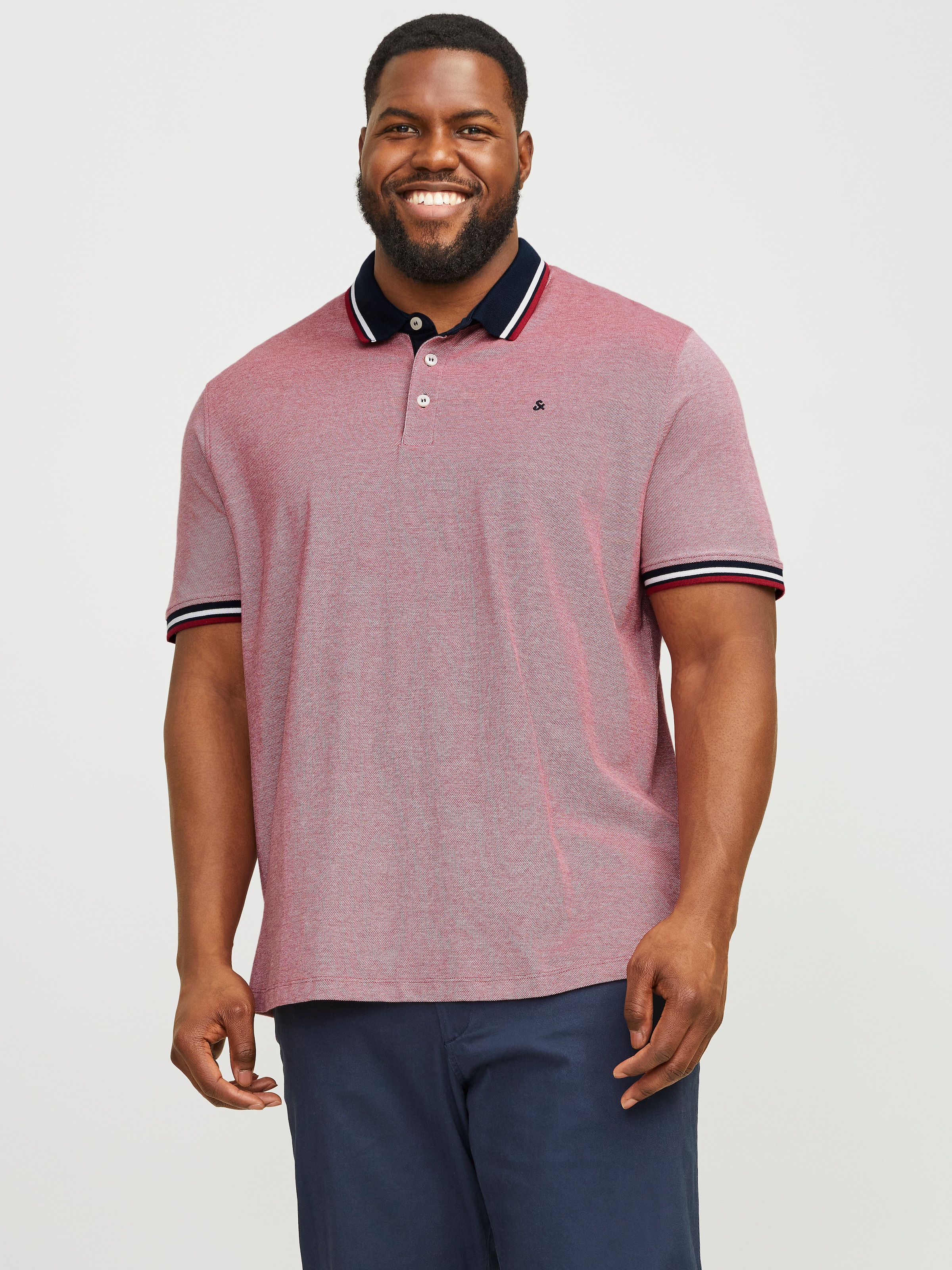 Jack & Jones PlusSize Poloshirt »Paulus Polo«, bis Größe 6XL