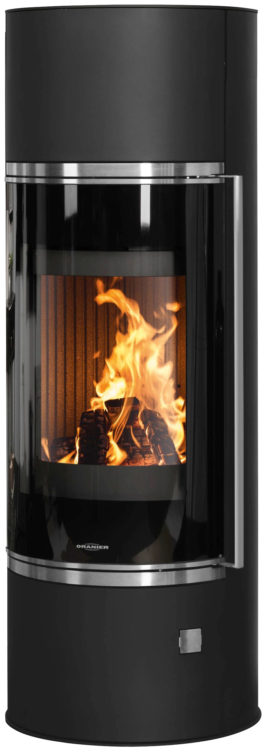 ORANIER Kaminofen "»Arena W+ 2.0«", schwarz, Wohnzimmer, Kaminöfen, Stahl, Abdeckplatte aus Stahl, schwarz