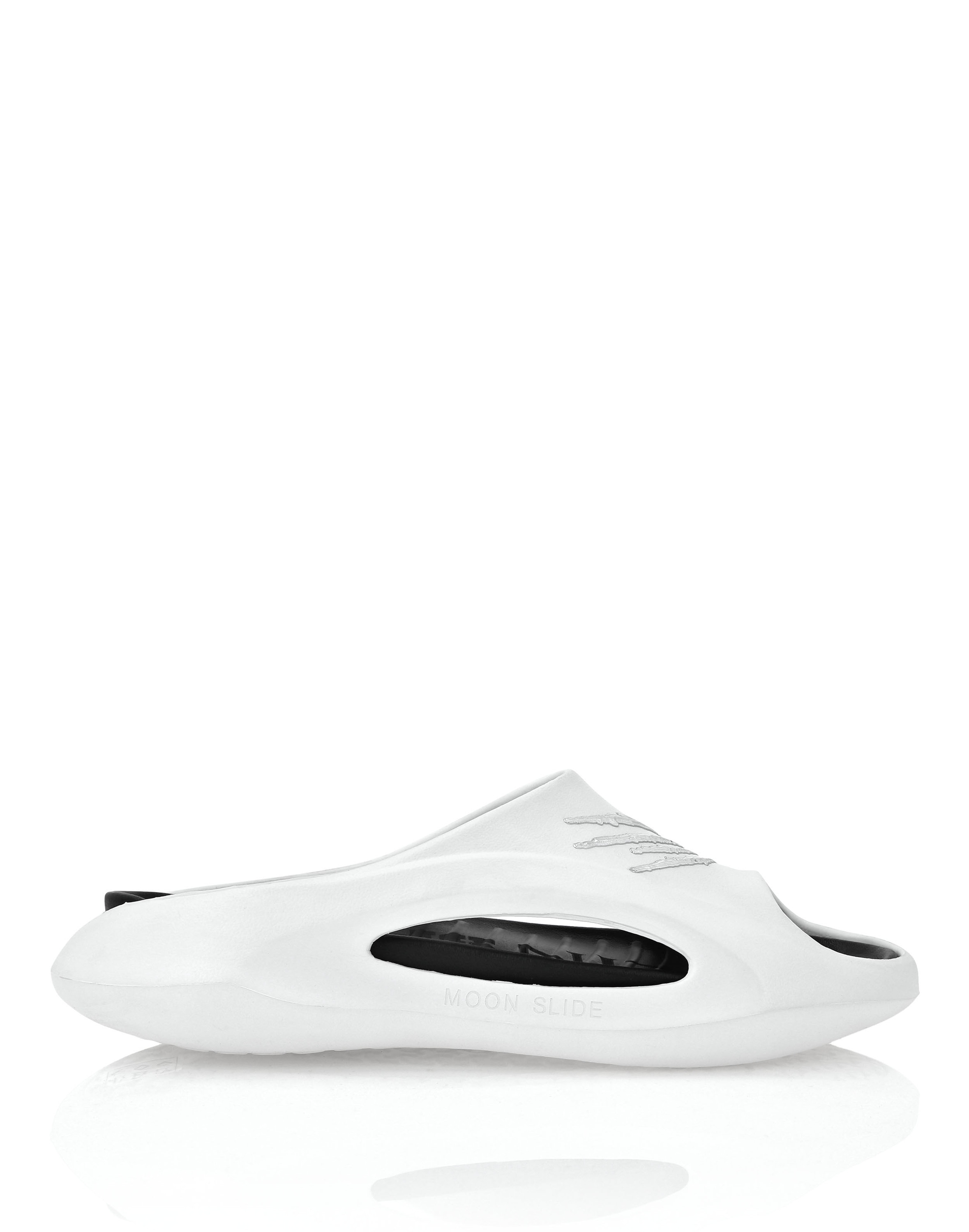 PLEIN SPORT "Flache Gummisandalen"