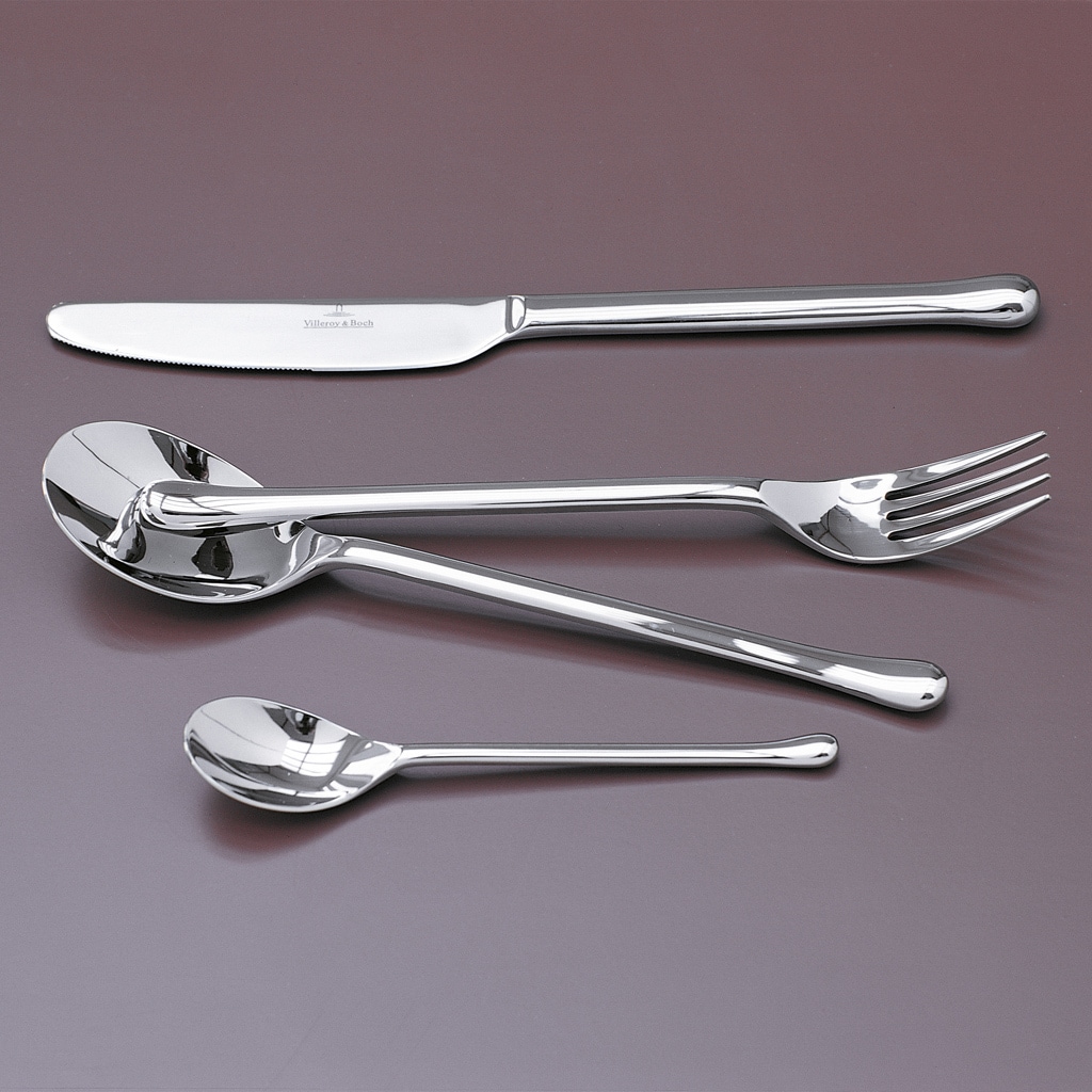 Villeroy & Boch Tafelmesser »Tafelmesser Udine 238 mm 6er Set silber« Spülmaschinenfest