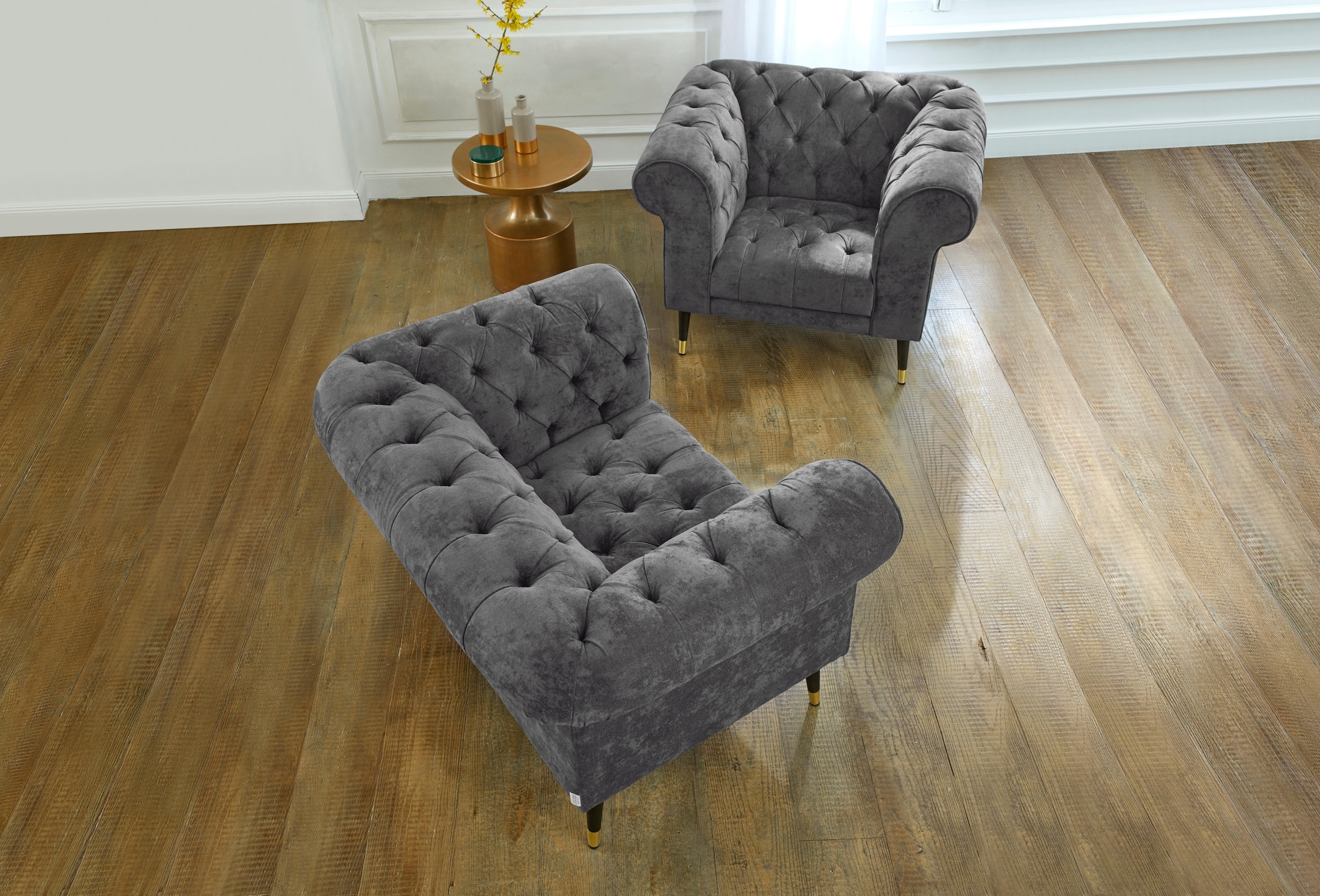 Home affaire Chesterfield-Sessel "Tinnum Sessel" günstig online kaufen