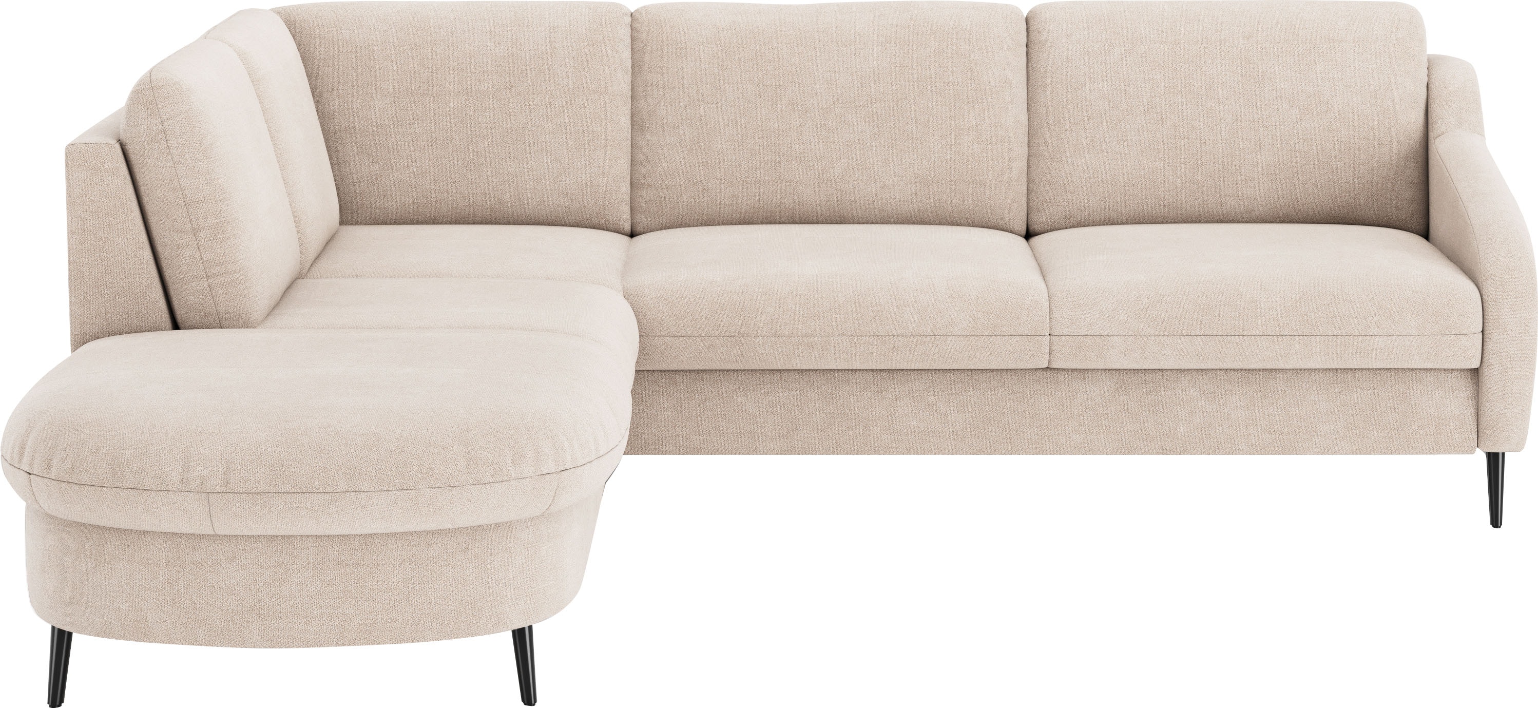 sit&more Ecksofa "Soul L-Form" wahlweise mit Schlaffunktion und Bettkasten oder Schubkasten