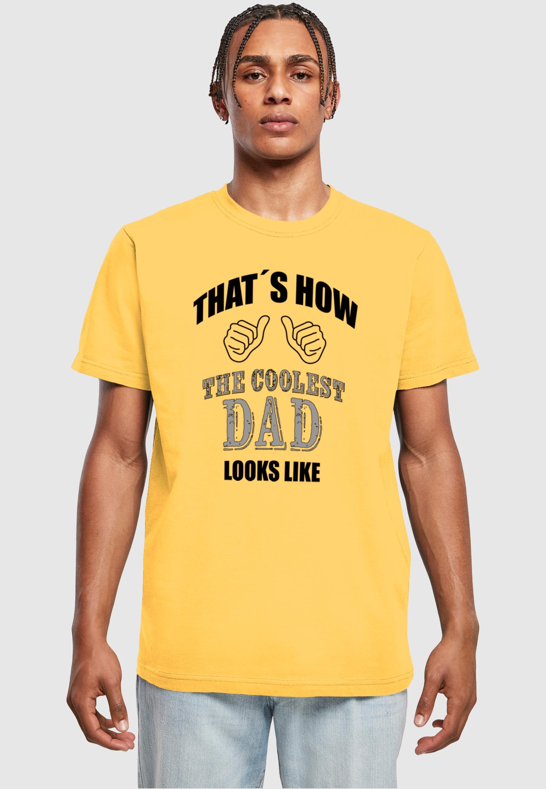 Merchcode T-Shirt »Merchcode Herren Coolest Dad T-Shirt Round Neck«, (1 tlg.)