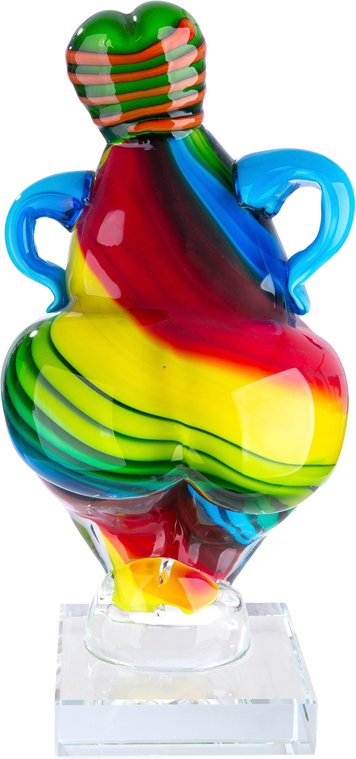 GILDE Skulptur »Figur Kim mehrfarbig« Frauenmotiv Glasfigur Designobjekt Handarbeit moderne Kunst
