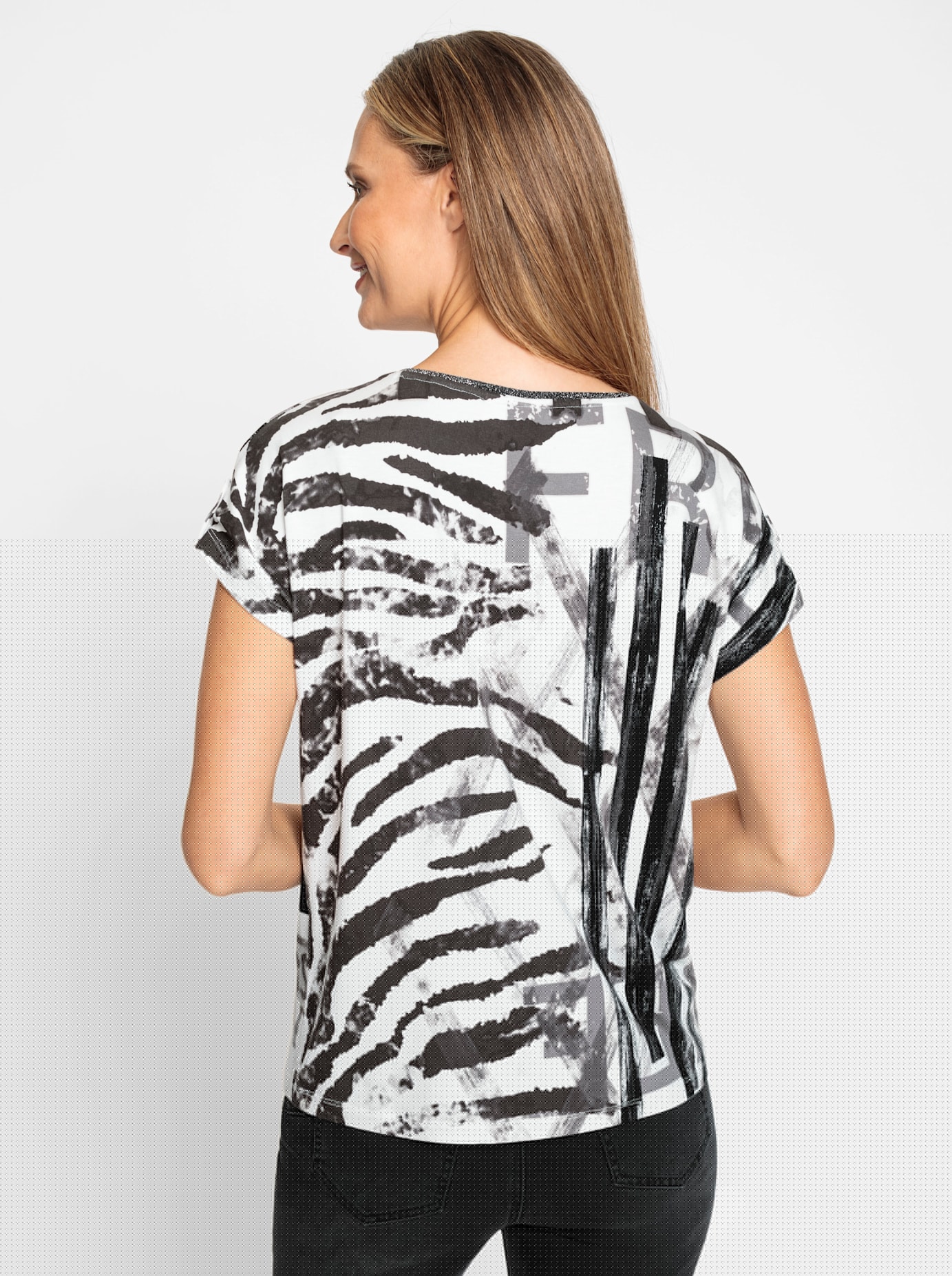heine Kurzarmshirt »Druck-Shirt«, (1 tlg.)