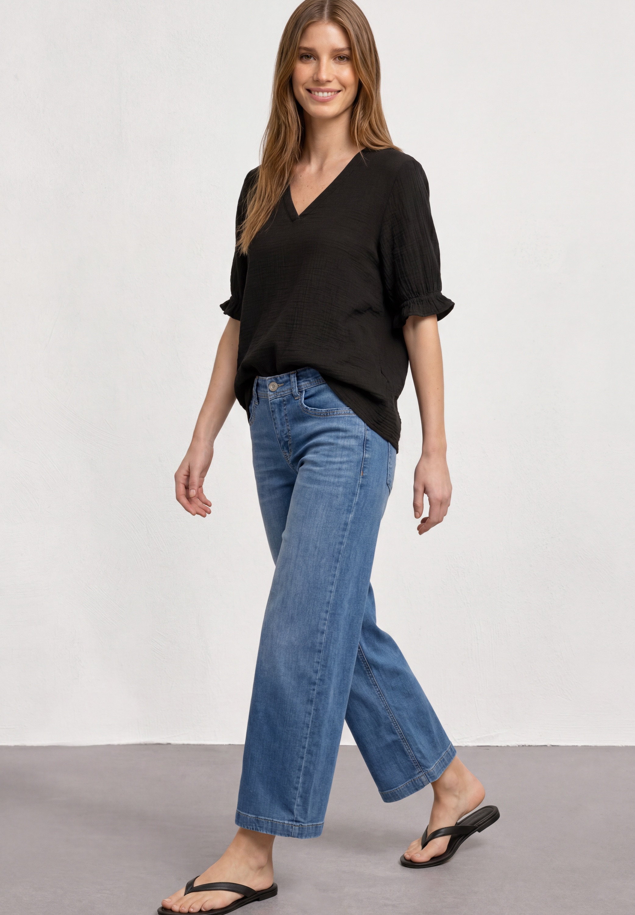 STREET ONE Shirtbluse aus reiner Baumwolle