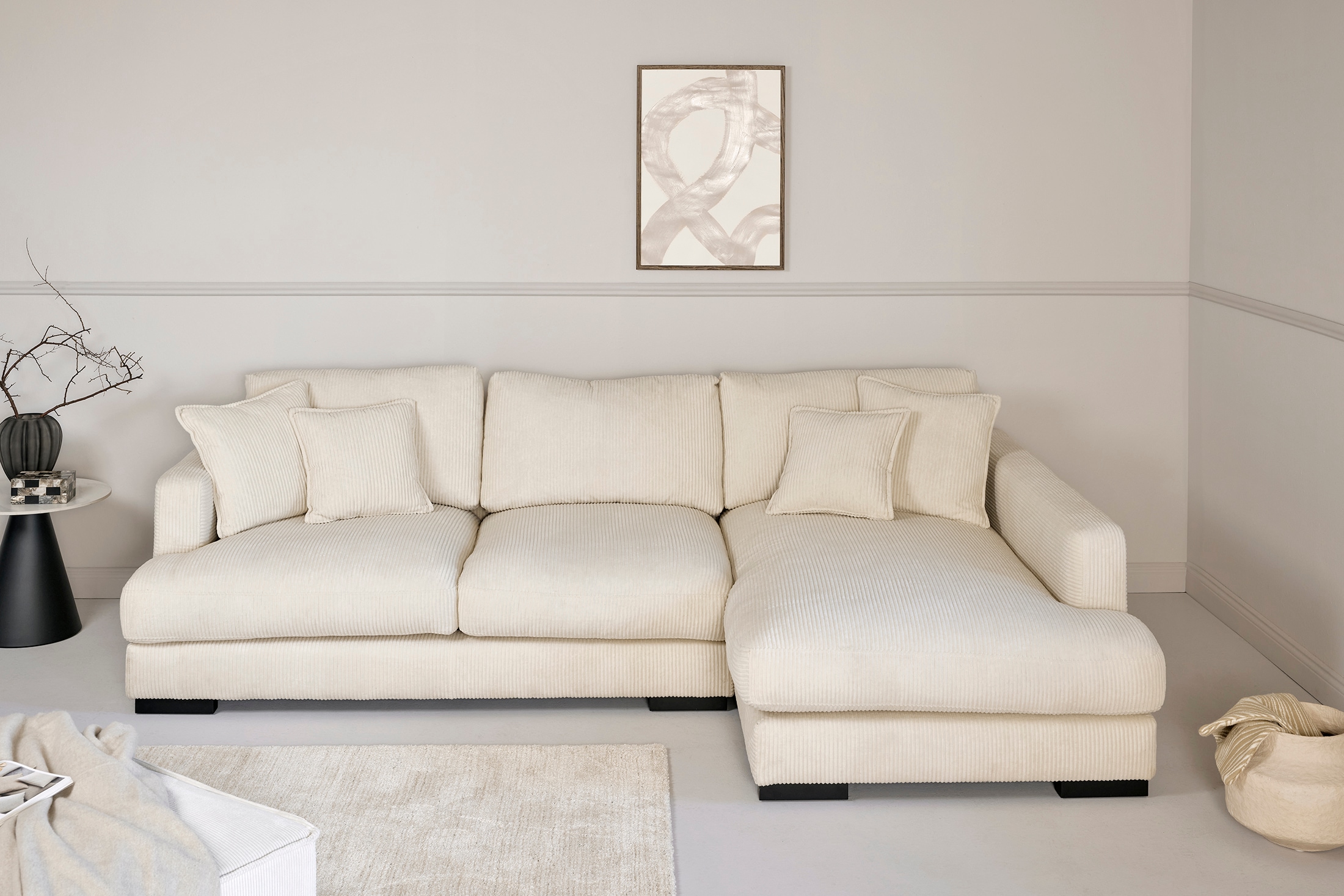 Jahnke Ecksofa "RELAX ASPEN CORNER" Platz für bis zu 5 Personen,Taschenfederkernpolsterung,L-Form,B:271 cm