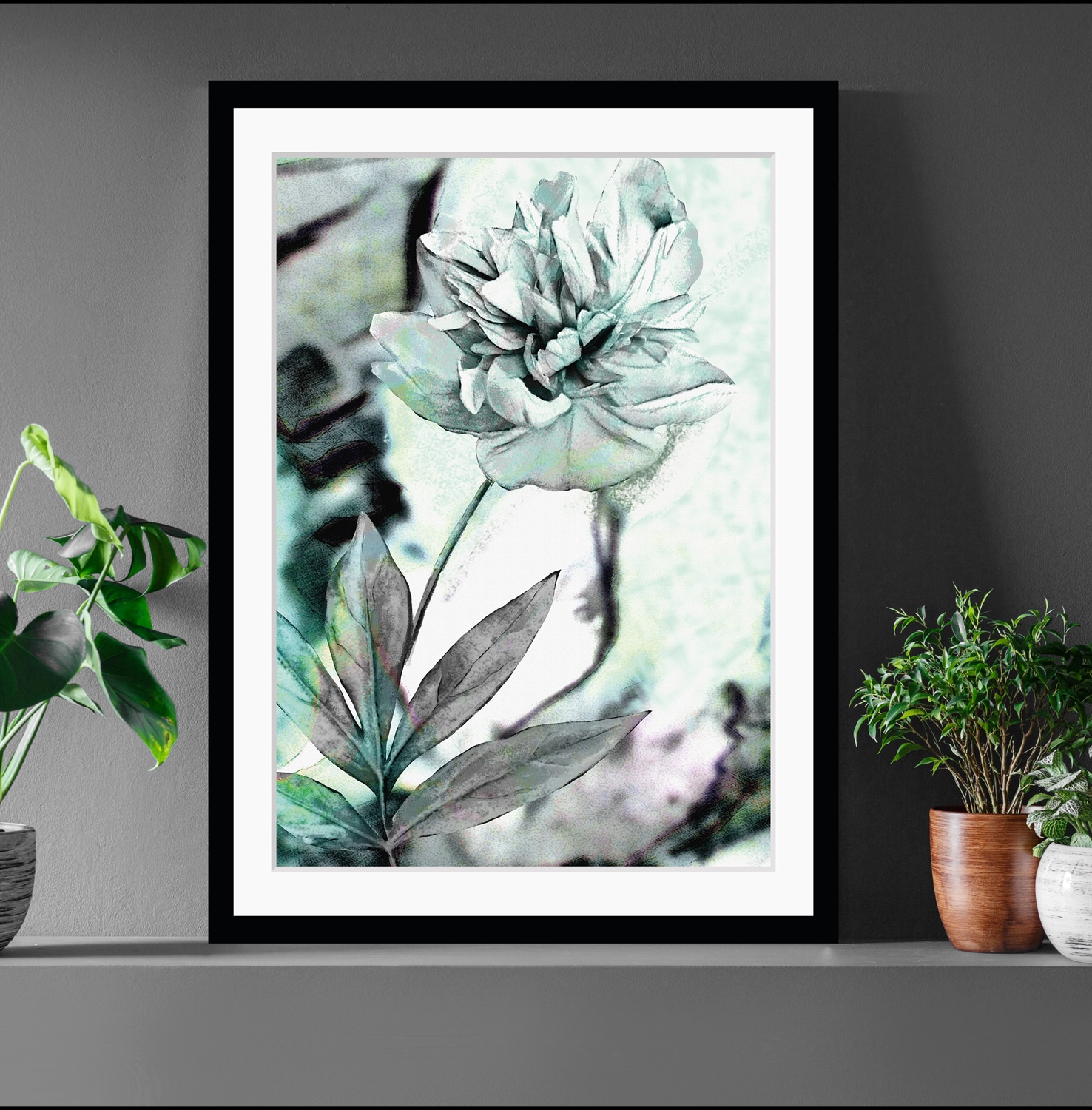 queence Bild "Christa", Blumen, Rose, gerahmt günstig online kaufen