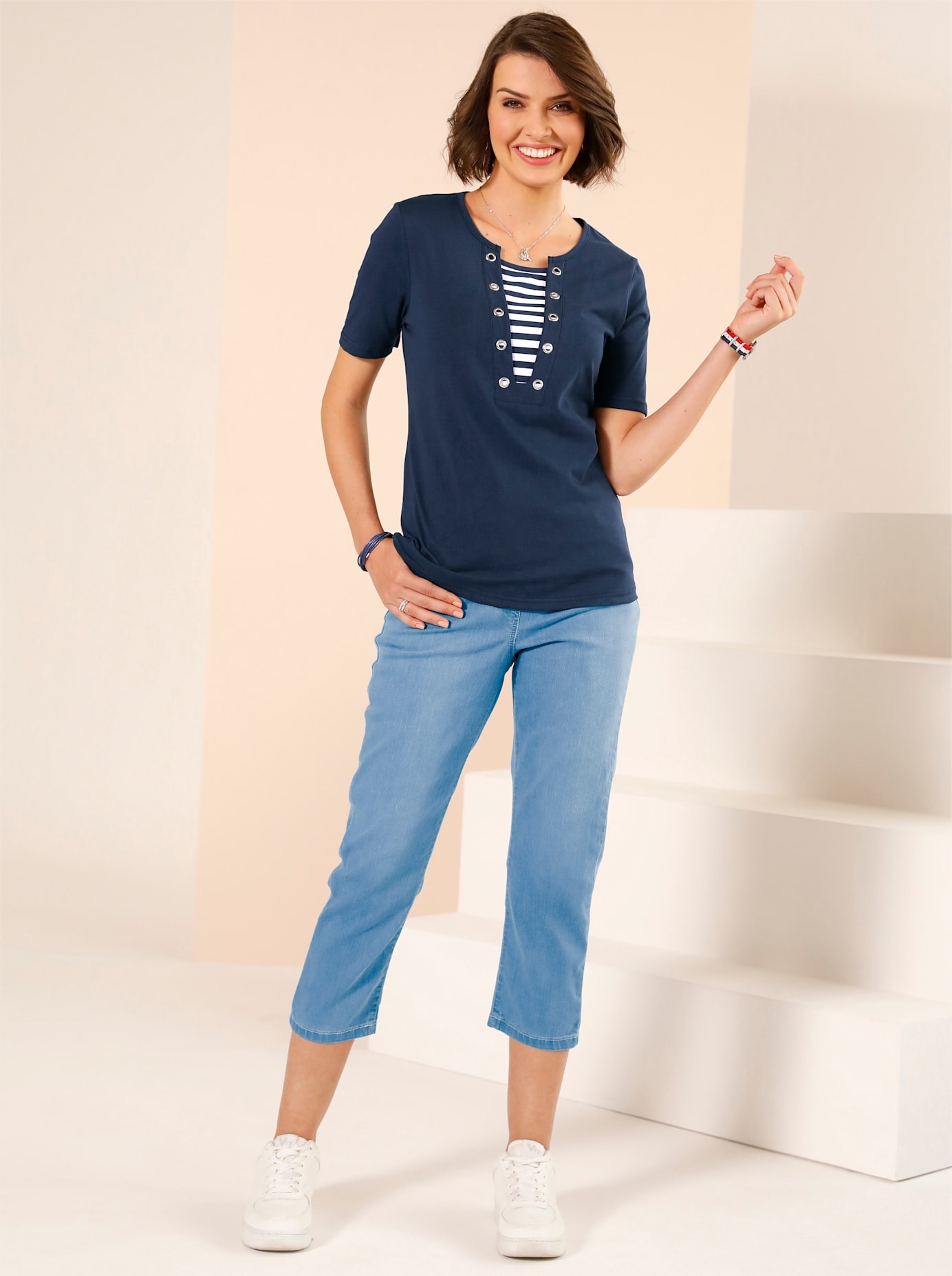 Classic Basics 7/8-Jeans, (1 tlg.)