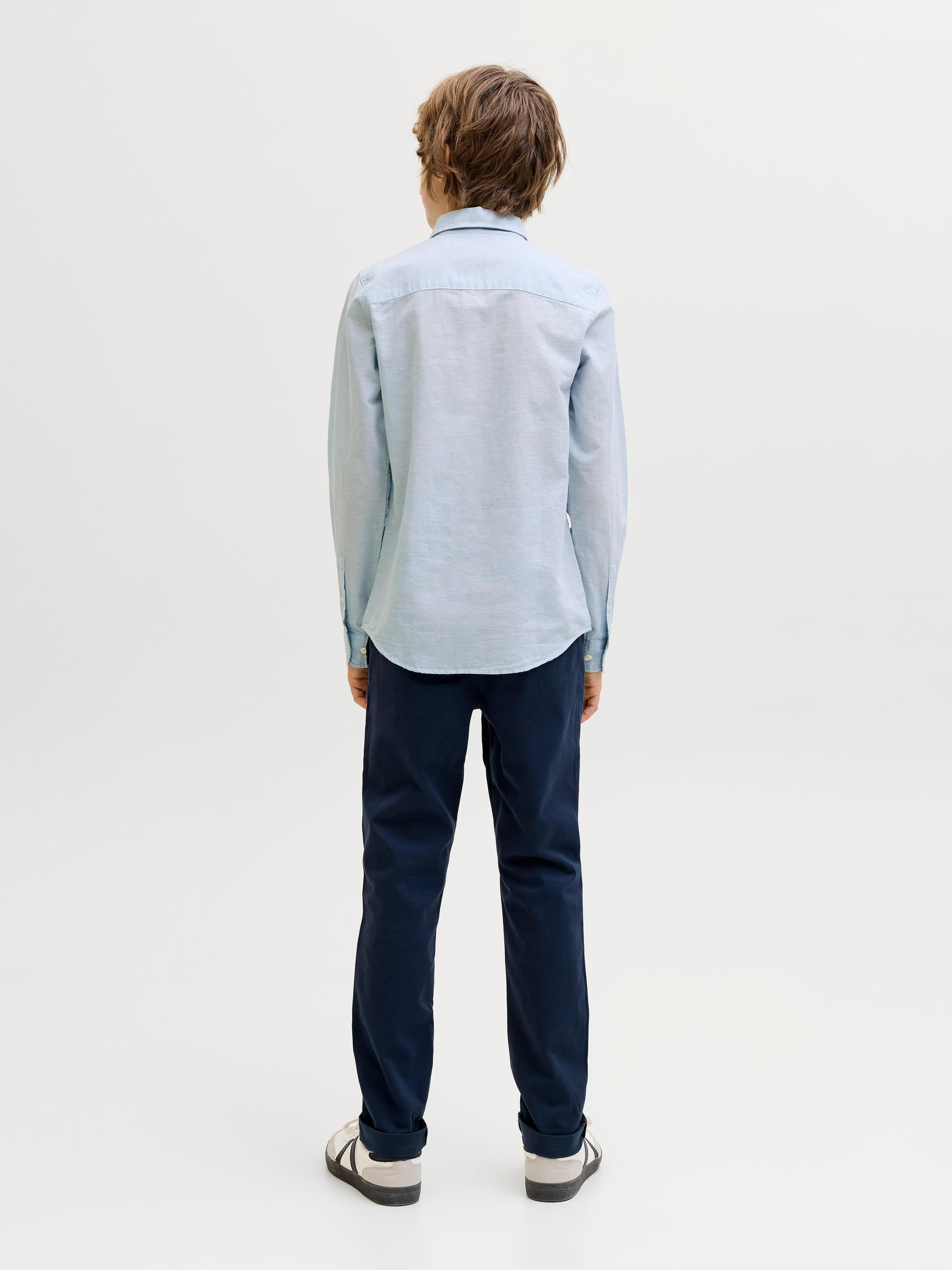 Jack & Jones Junior »JJEBREEZE LINEN BLEND SHIRT L/S SN JNR«