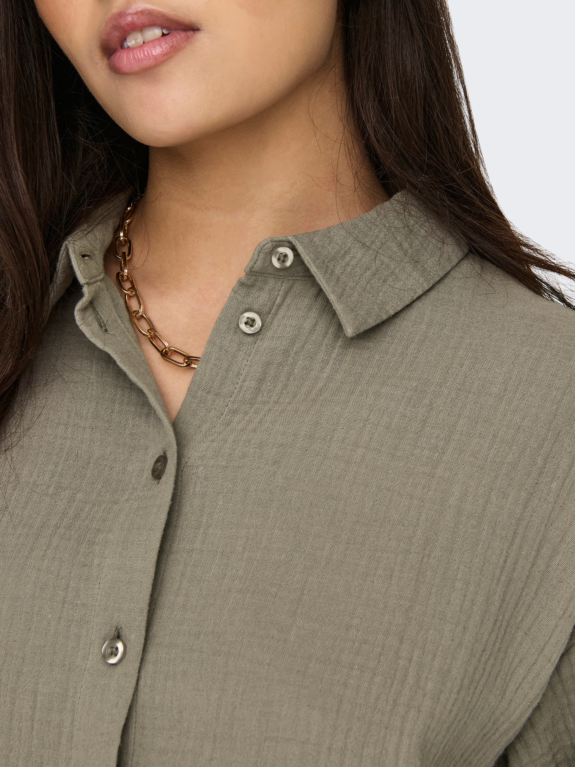 JDY Hemdbluse »JDYTHEIS LIFE L/S LOOSE SHIRT WVN NOOS« Baumwolle, regular fit