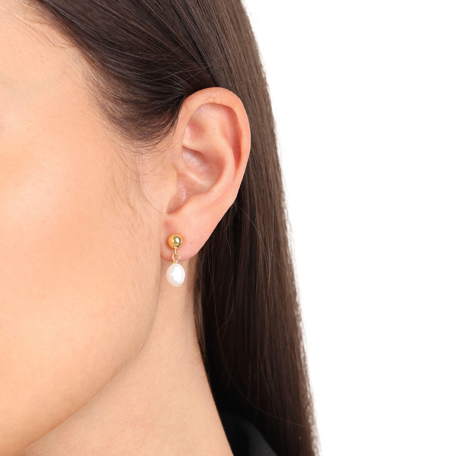 s.Oliver Paar Ohrhänger »Schmuck Geschenk« mit Süßwasserzuchtperle