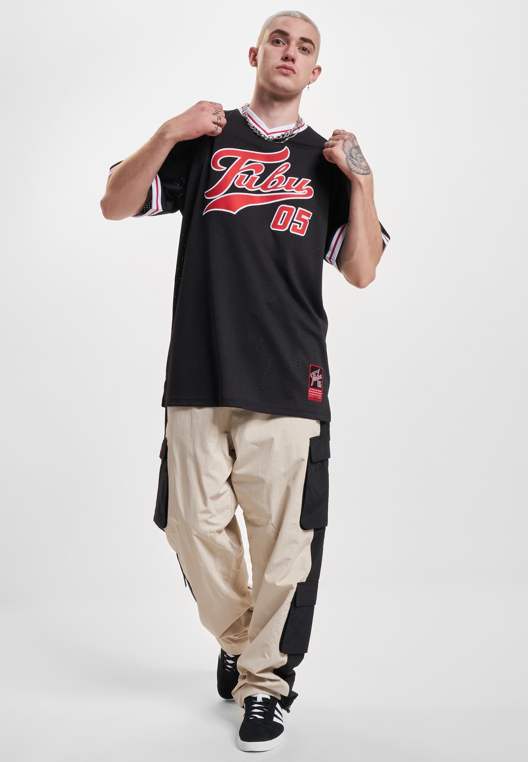 Fubu Cargohose »Fubu Herren FM233-004-1 FUBU Corporate Cargotrack Pants«, (1 tlg.)