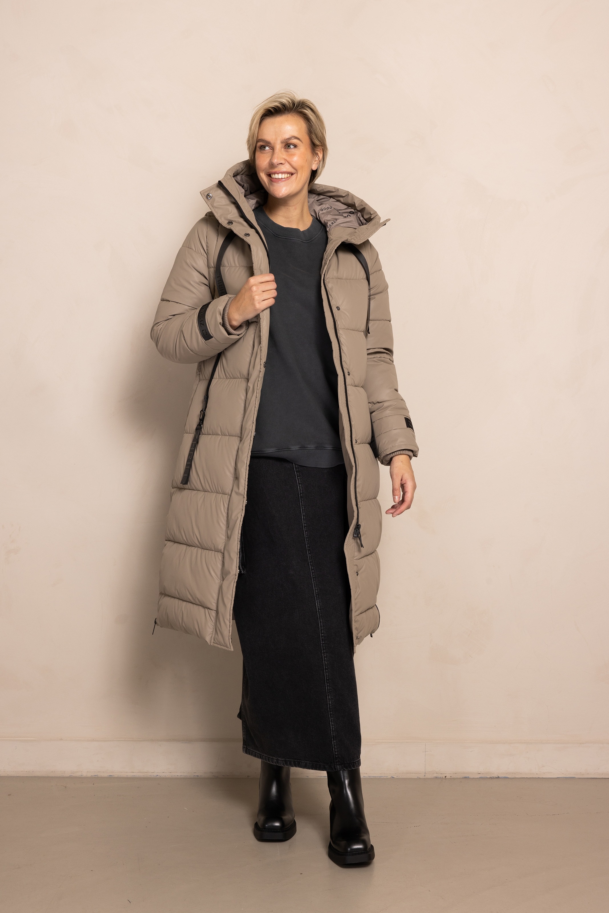 Zhrill Steppmantel "2 in 1 Mantel und Weste" Kapuze abnehmbar günstig online kaufen