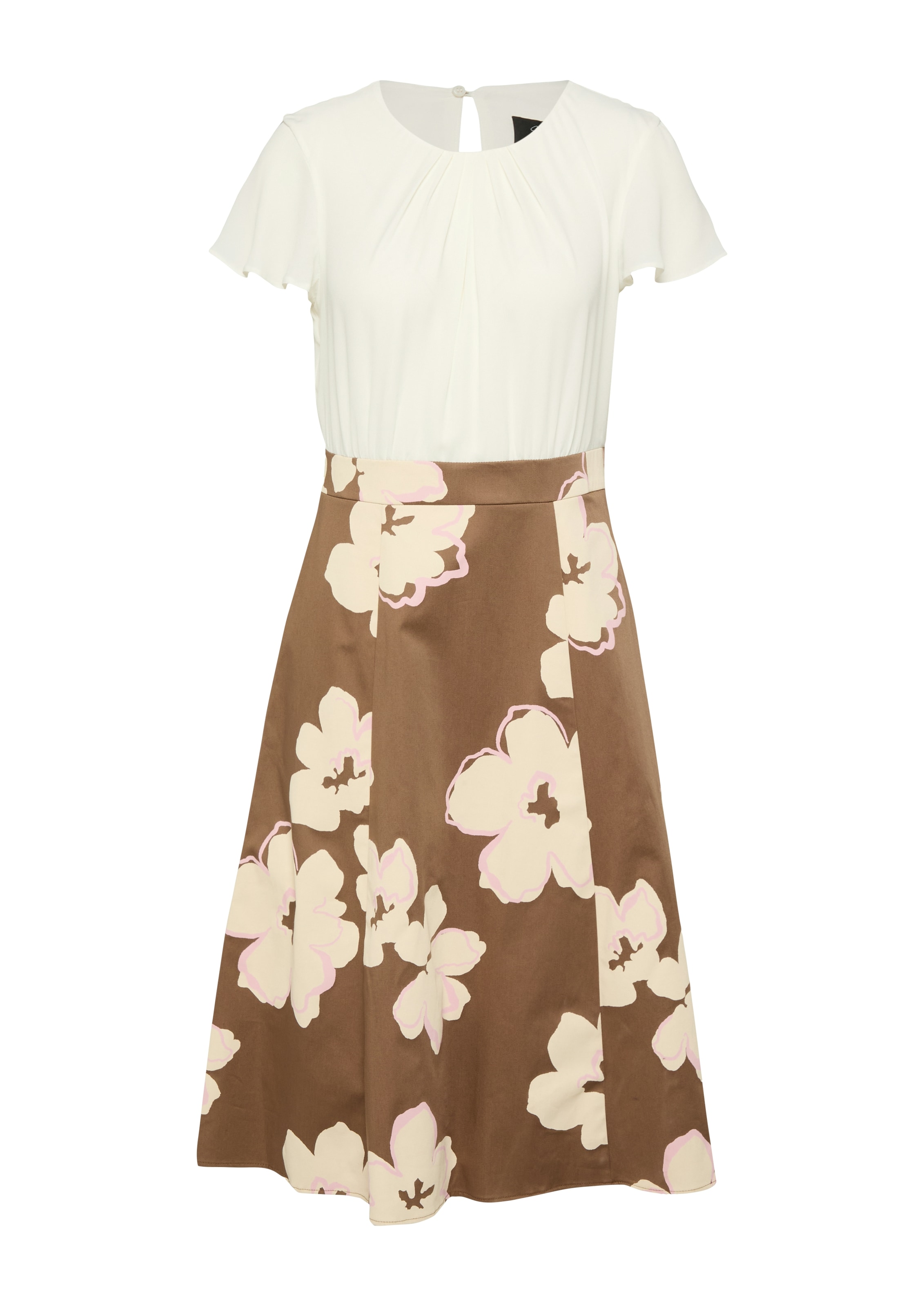 s.Oliver BLACK LABEL Etuikleid Ohne Taschen Tailliertes Etuikleid aus Baumw günstig online kaufen