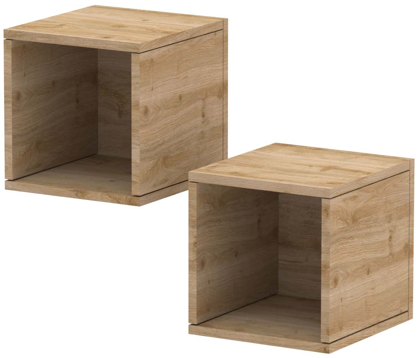 INOSIGN Wandregal "Infinity" Set, 2 kleine Würfelregale, 2 Stk. tlg. Würfel günstig online kaufen