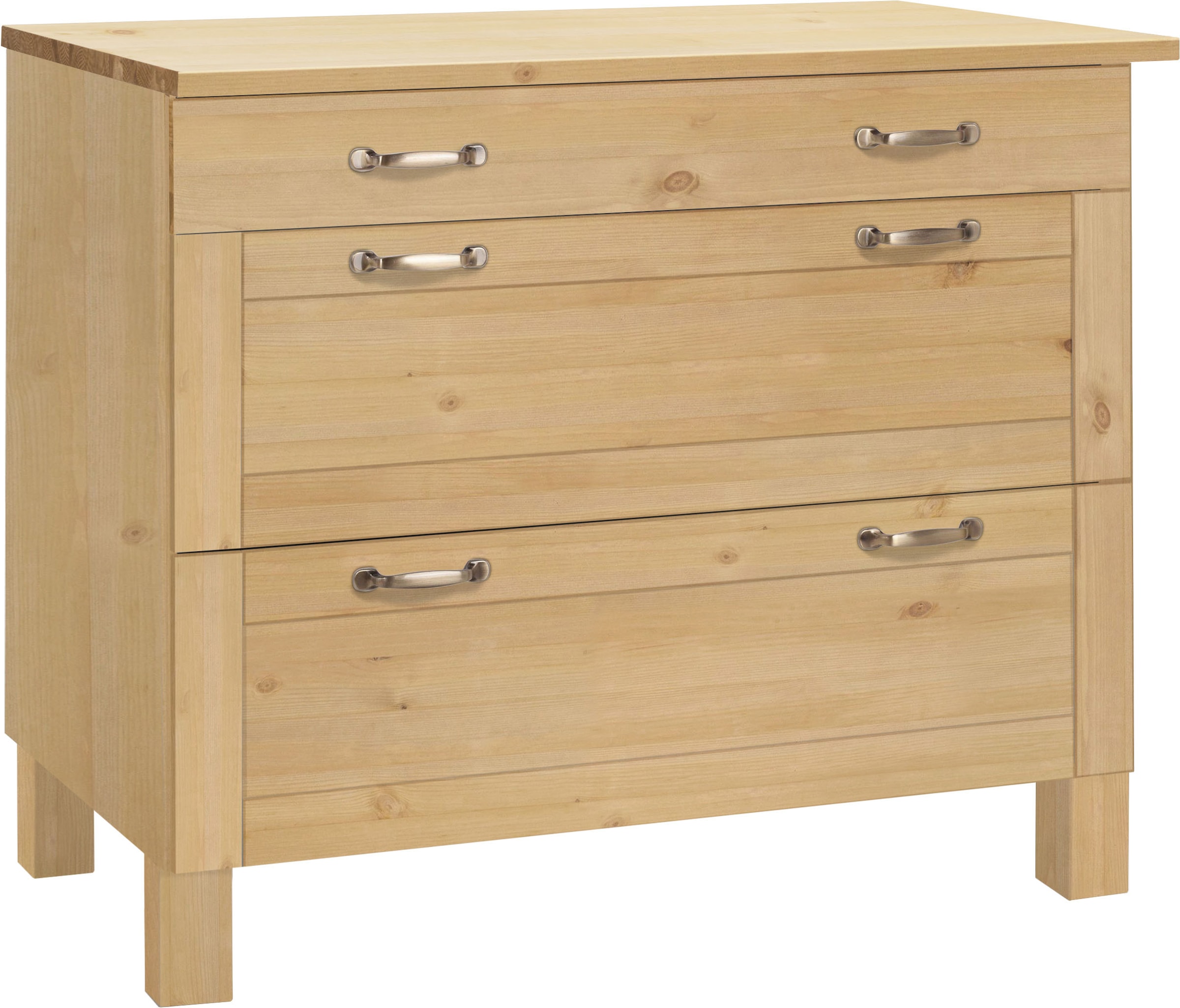 Home affaire Unterschrank "Alby" Breite 100 cm, 3 Schubladen