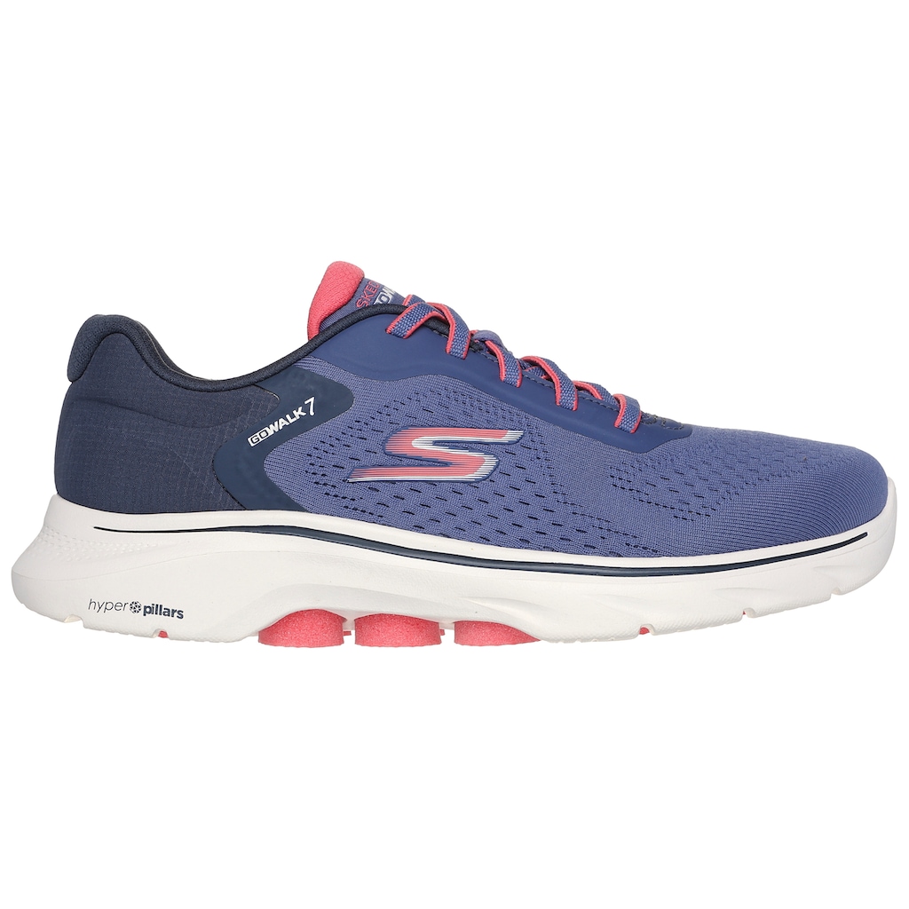 Skechers Sneaker »GO WALK 7-COSMIC WAVES«, mit Air-Cooled Memory Foam, Freizeitschuh, Halbschuh, Schnürschuh