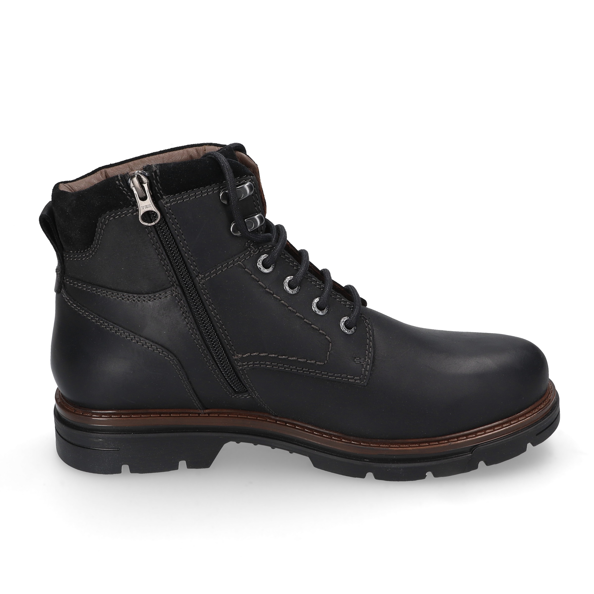 camel active Winterboots, Schnürstiefel mit Profilsohle und Warmfutter