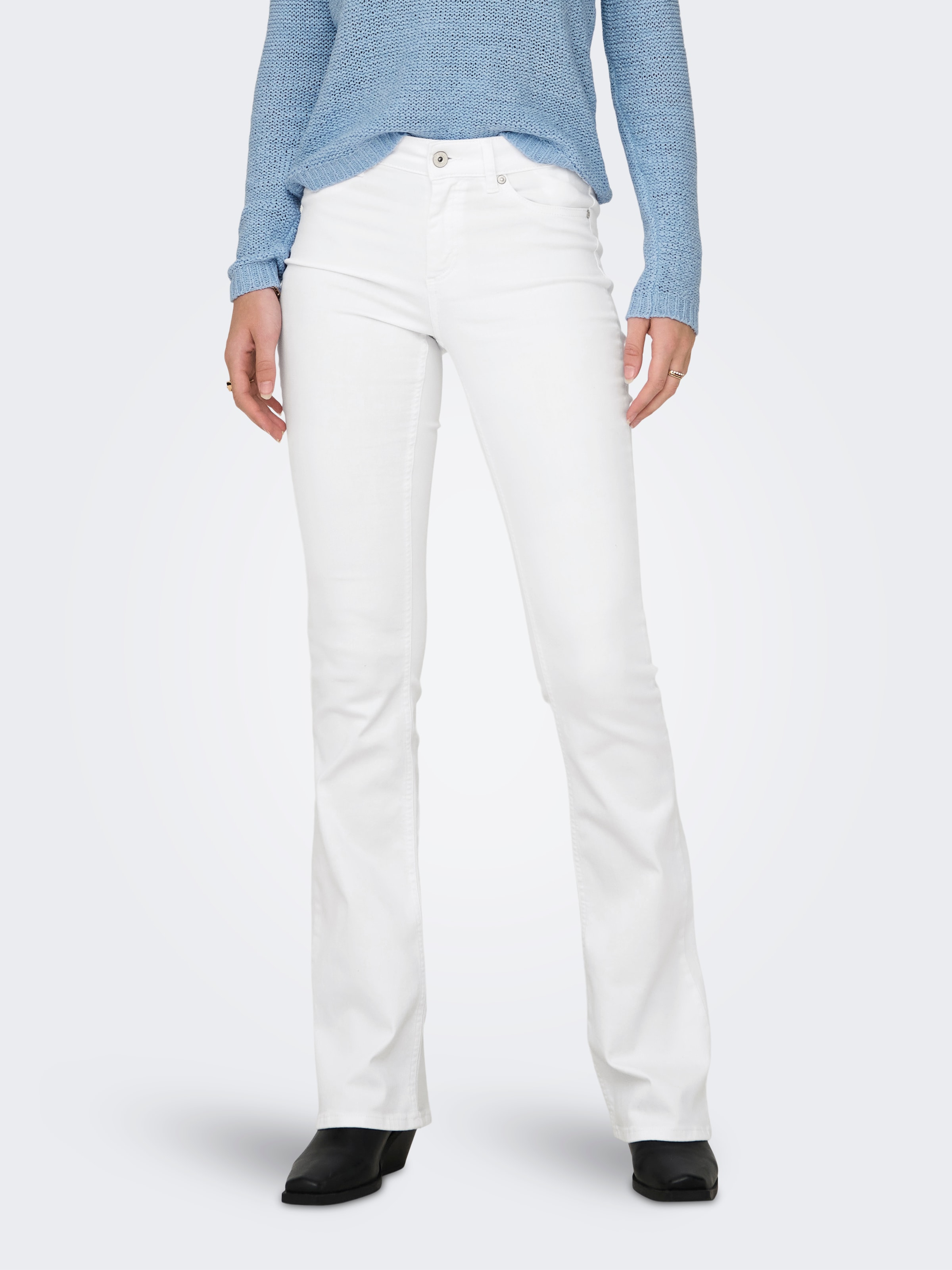 ONLY Bootcut-Jeans "ONLBLUSH MID FLARED DNM REA0730 NOOS" günstig online kaufen