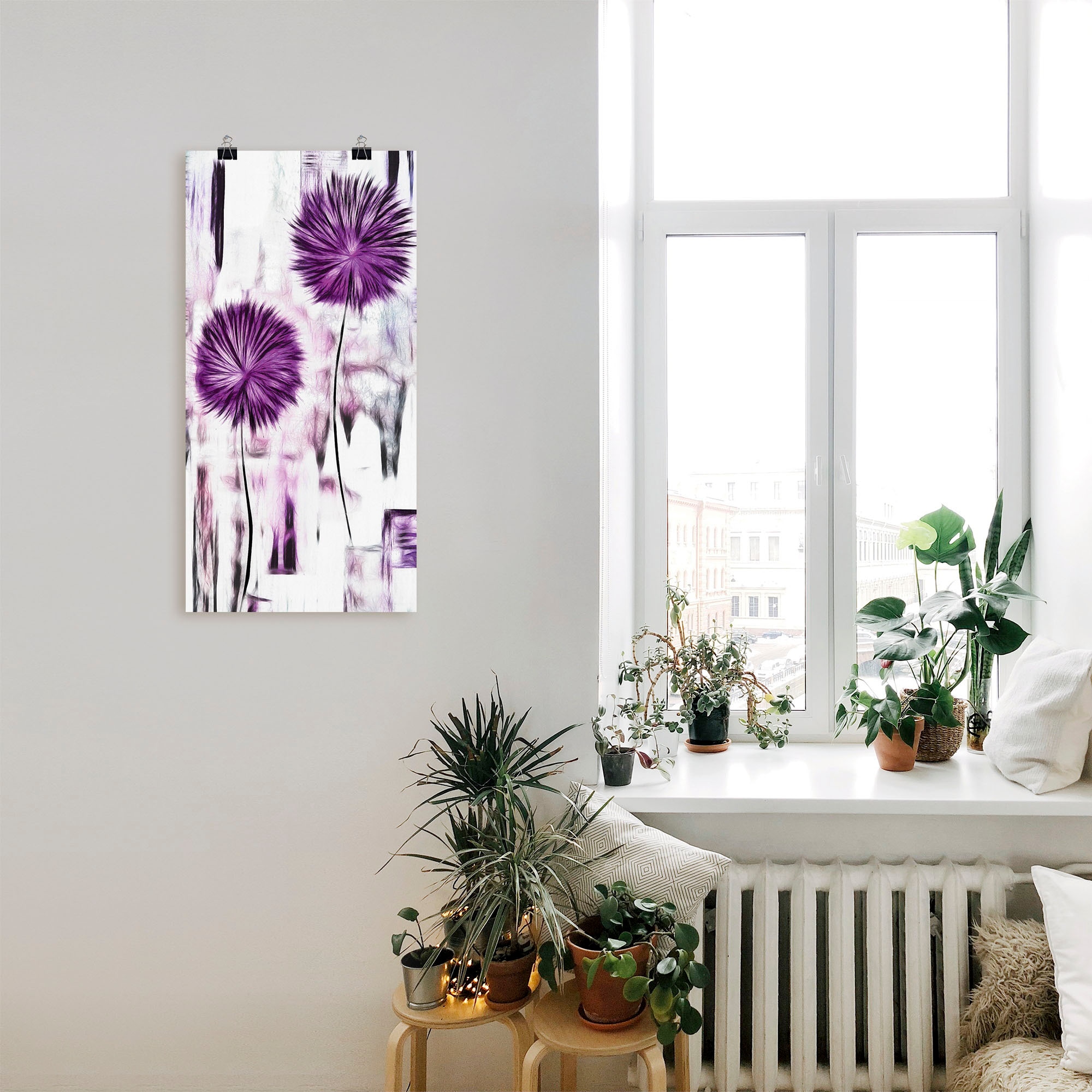 Artland Wandbild "Blumen", Blumen, (1 St.), als Alubild, Leinwandbild, Wand günstig online kaufen