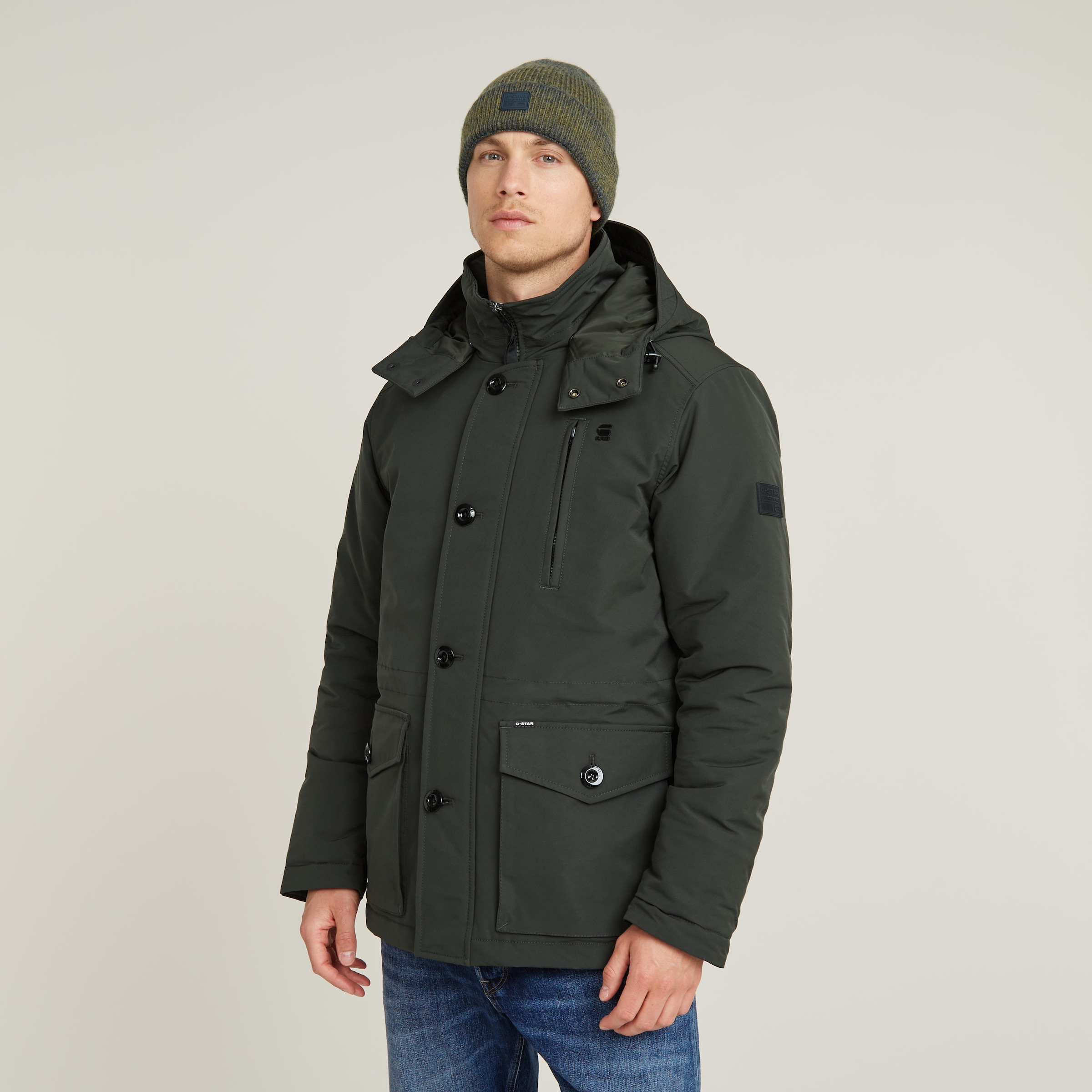 Outdoorjacke »Vodan Padded Hdd Jkt«, mit Kapuze, mit verstellbarer Taille