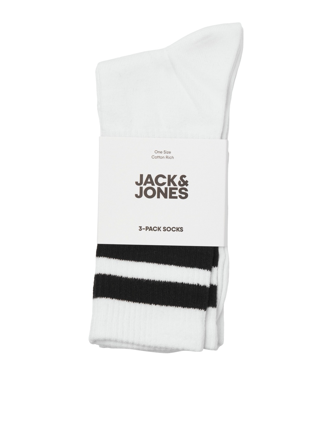 Thumbnail - Jack & Jones Freizeitsocken "JACTRAVIS – Tennissocken mit Stretch und hohem Komfort", (Packung, 3 Paar), unifarben, casu...