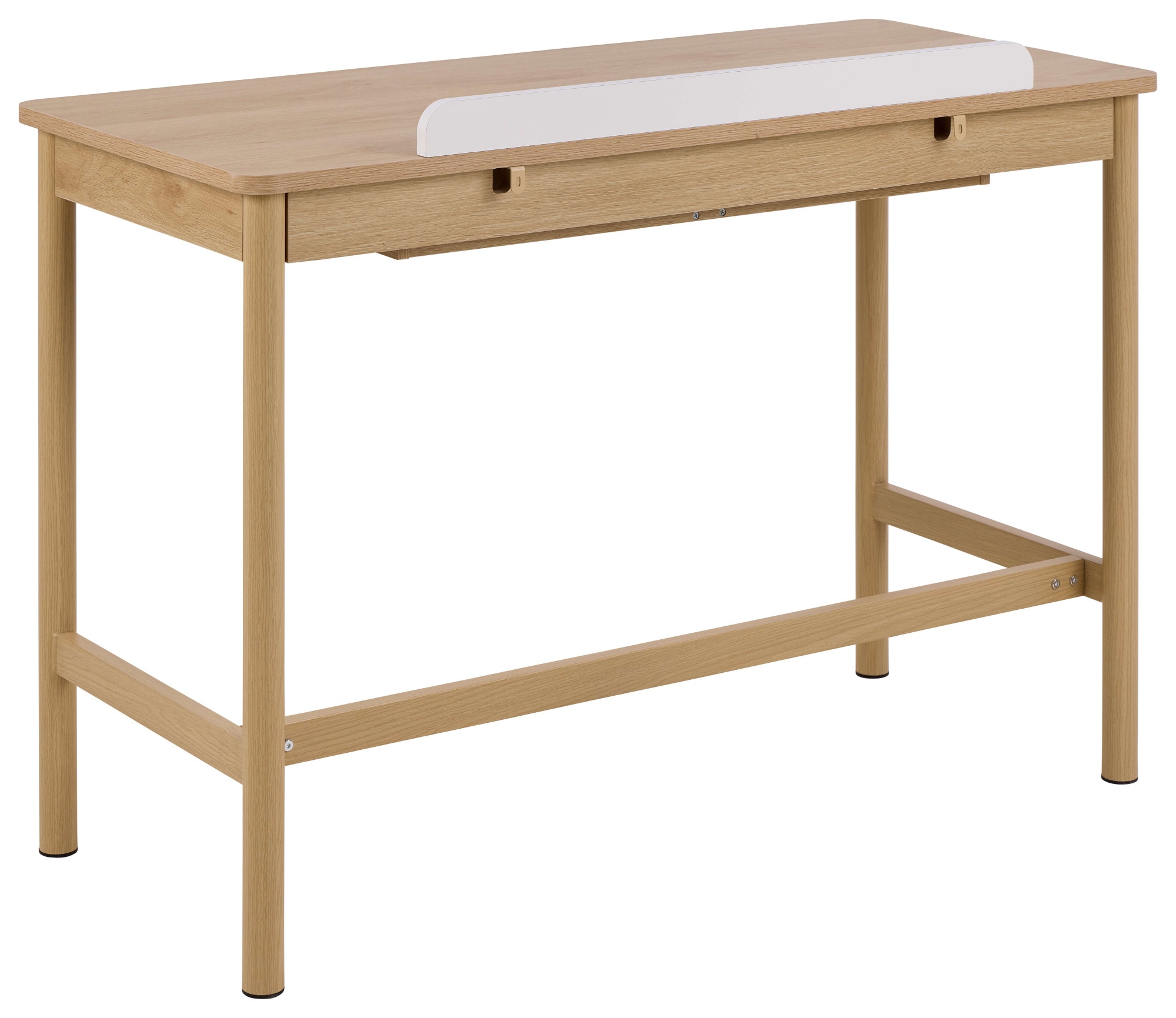 ACTONA GROUP Schreibtisch »Alpena, Arbeitstisch, Bürotisch, Tisch« Breite 120 cm, skandinavischer Stil, Holzoptik, beige, Schublade, FSC™