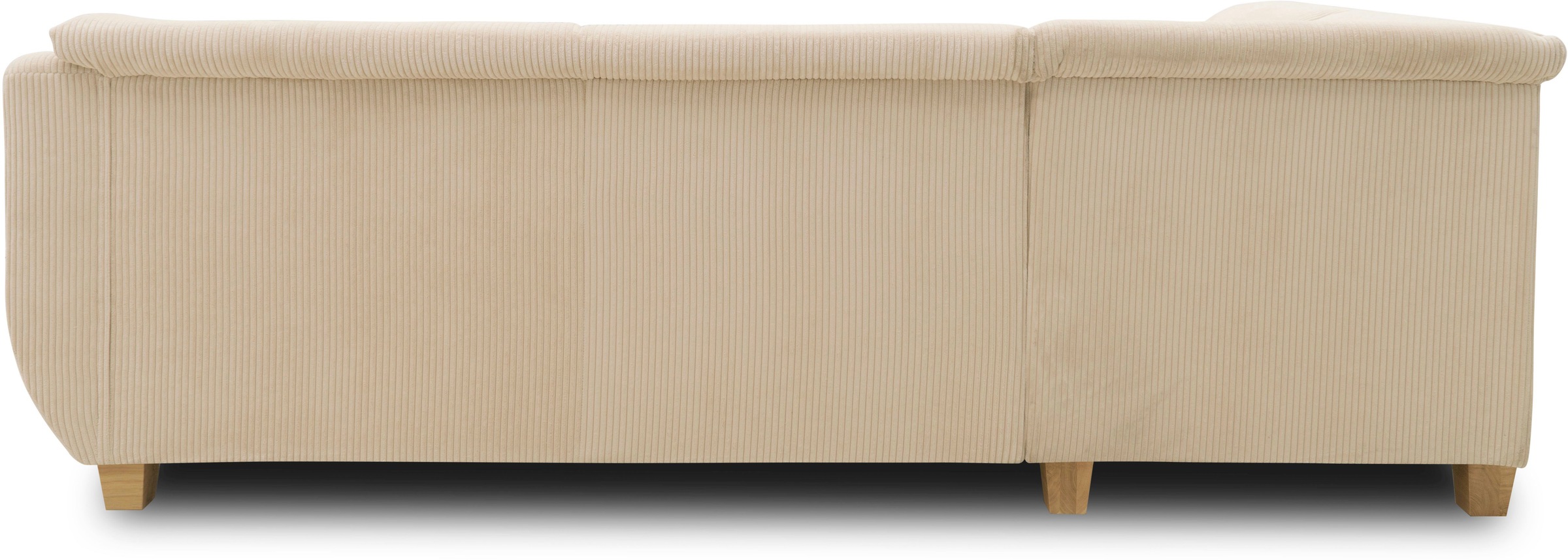 Home affaire Ecksofa »Yesterday Sitzbelastung 140 kg, L-Form«, wahlweise mit Bettfunktion, auch in Cord