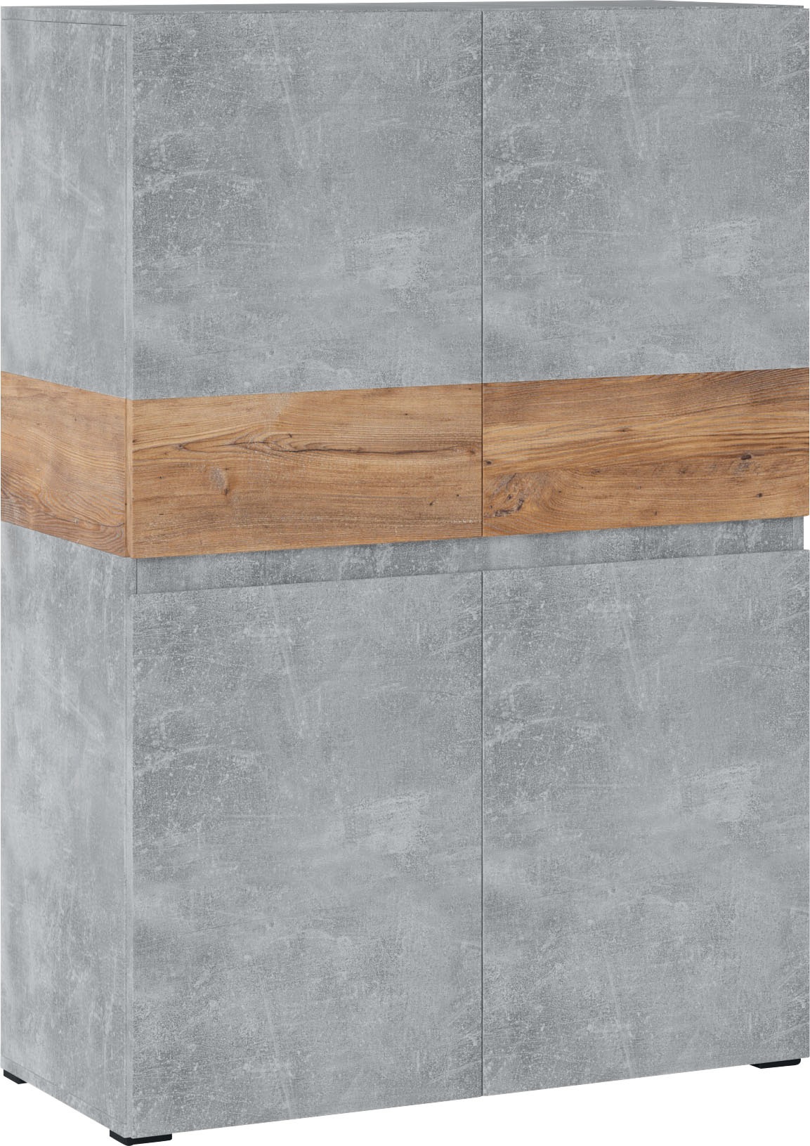 Home affaire Highboard "Rimini" Höhe 129 cm günstig online kaufen