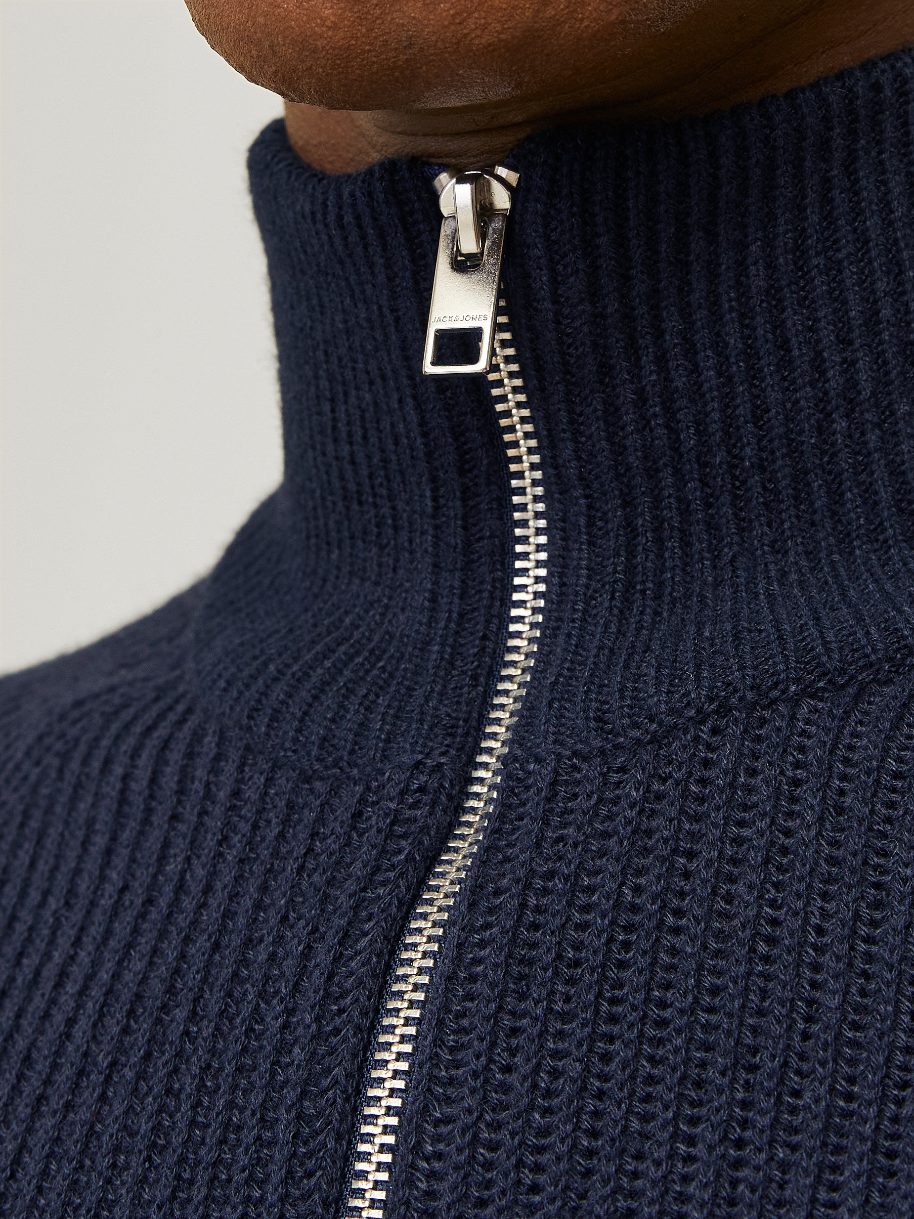 Jack & Jones Troyer »JJPANNEL KNIT HALF ZIP AW24«