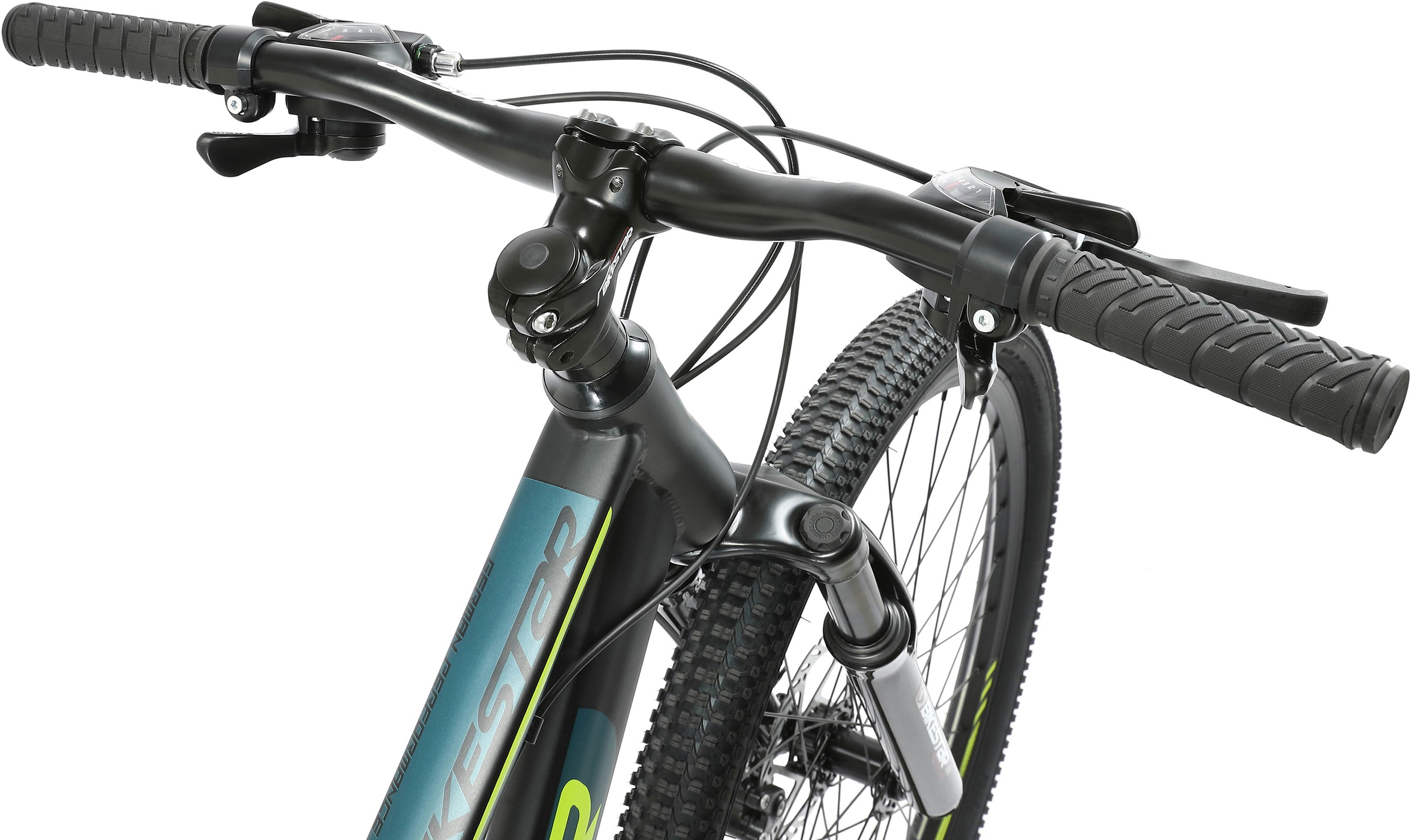 Bikestar Mountainbike, 21 Gang, Shimano, RD-TY300 Schaltwerk, Kettenschaltung, für Damen und Herren, Kettenschaltung