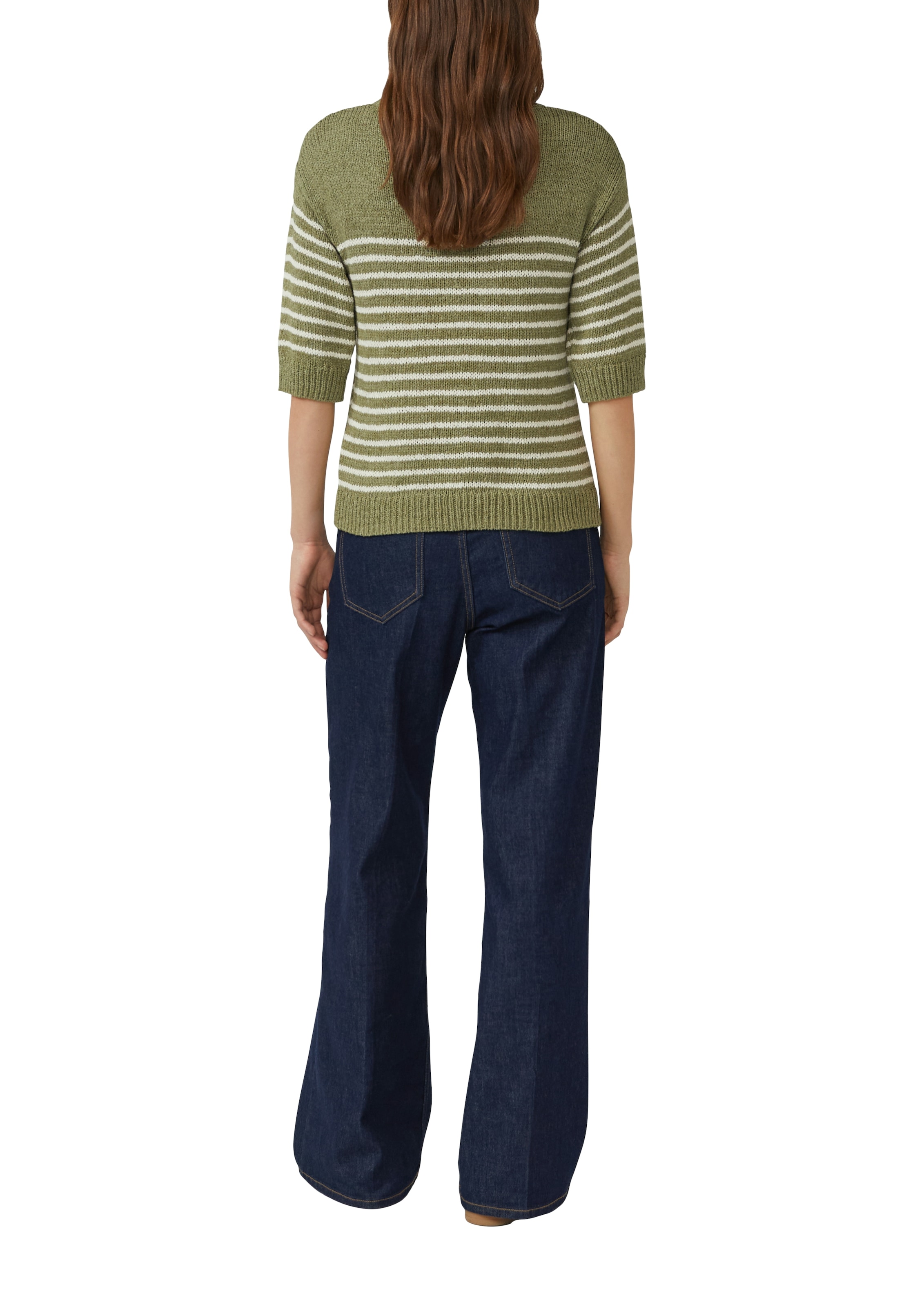 s.Oliver 3/4 Arm-Pullover mit Streifen