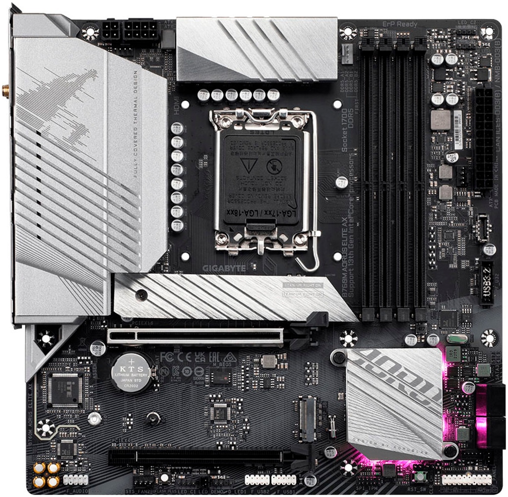 Gigabyte Mainboard »B760M AORUS ELITE AX«