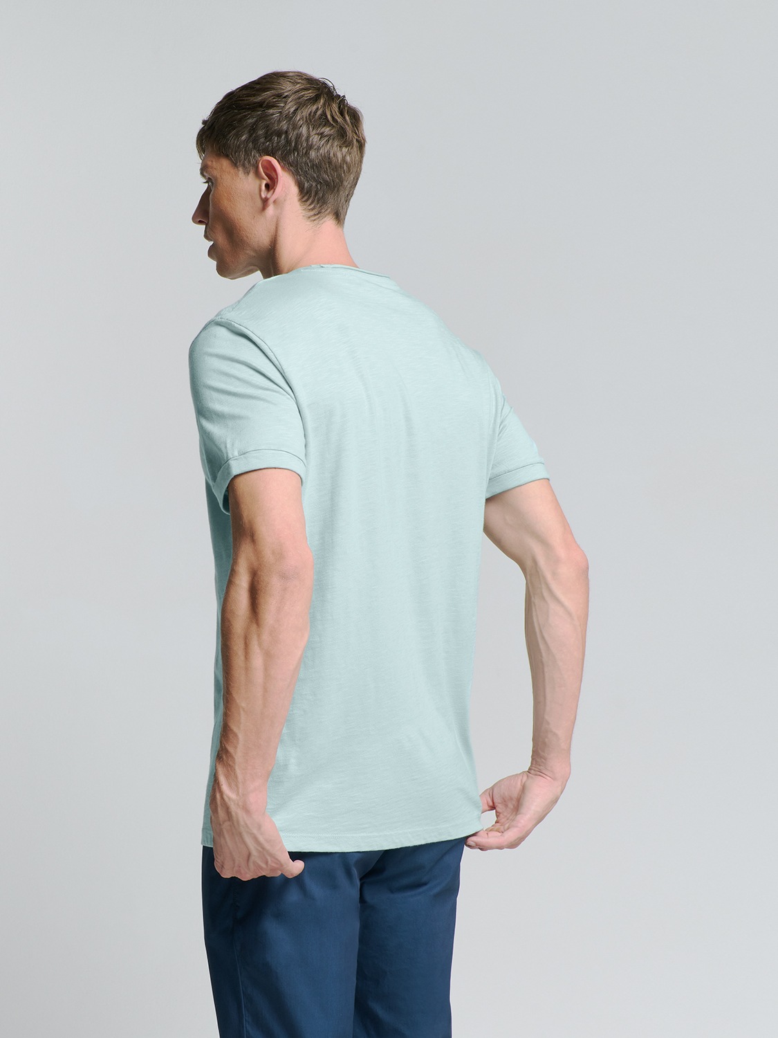 NO EXCESS T-Shirt "No Excess T-Shirt mit Rundhalsausschnitt T-Shirt Crewnec günstig online kaufen