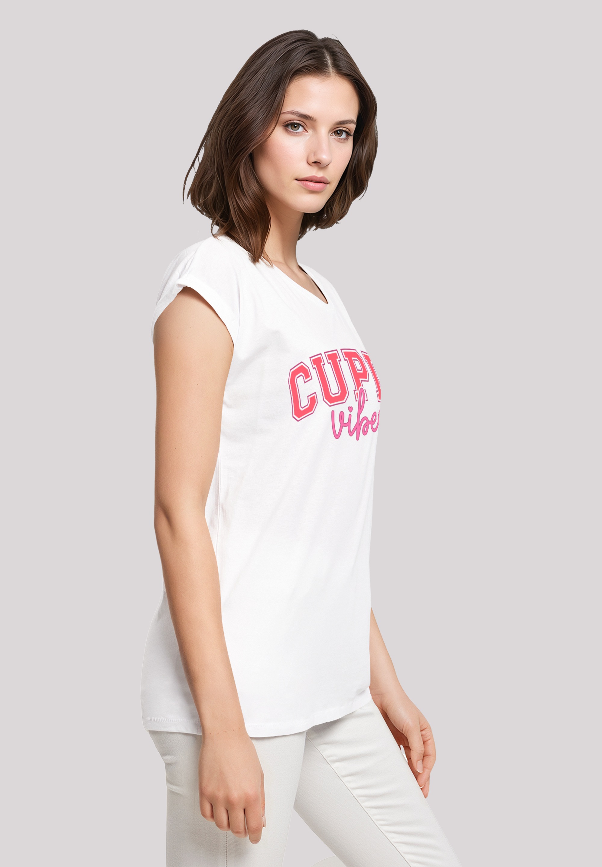 F4NT4STIC T-Shirt »Cupid Vibes Valentinstag Amor«, Premium Qualität