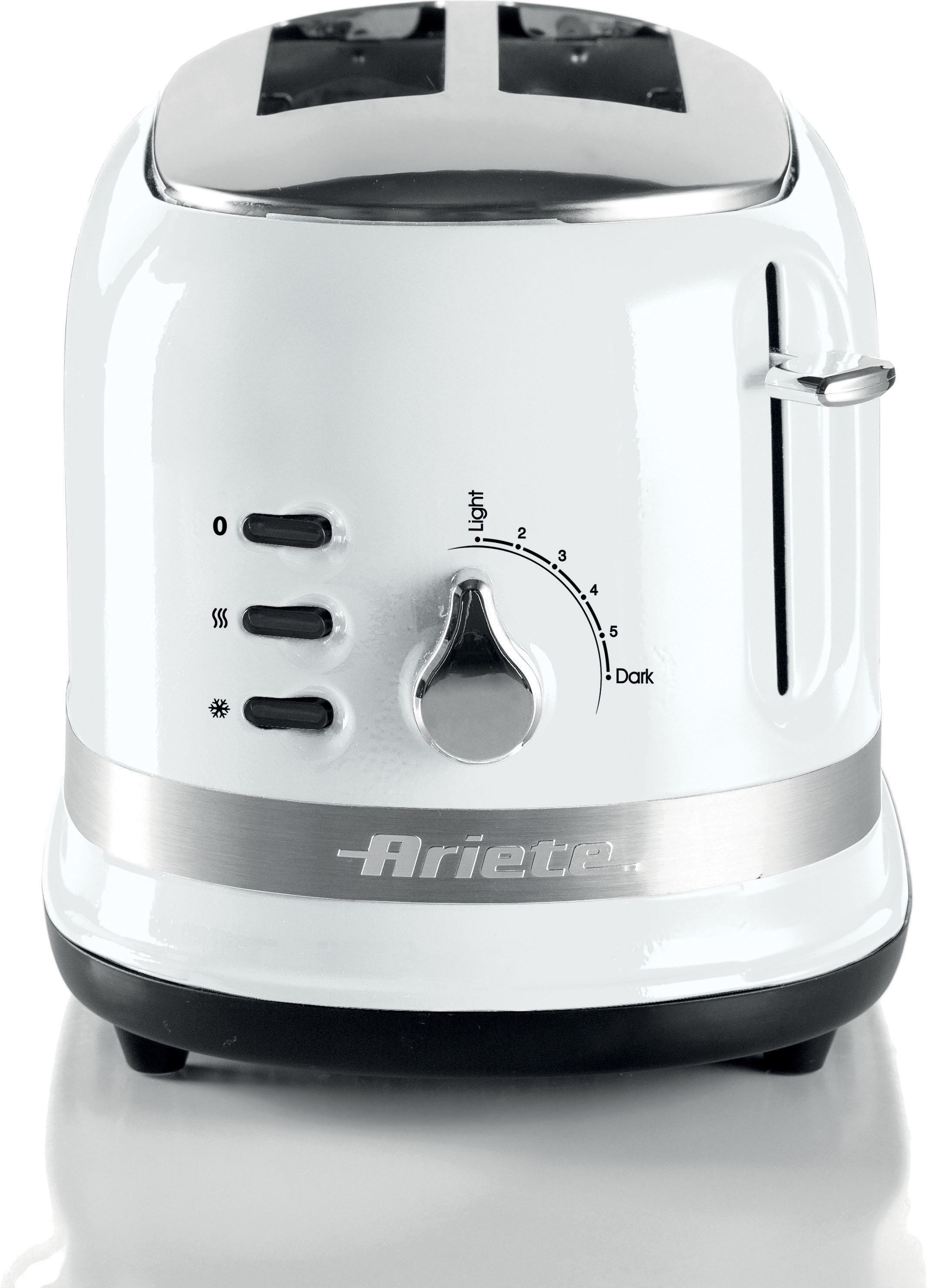 Ariete Toaster "149WH moderna weiß" 2 kurze Schlitze 815 W günstig online kaufen
