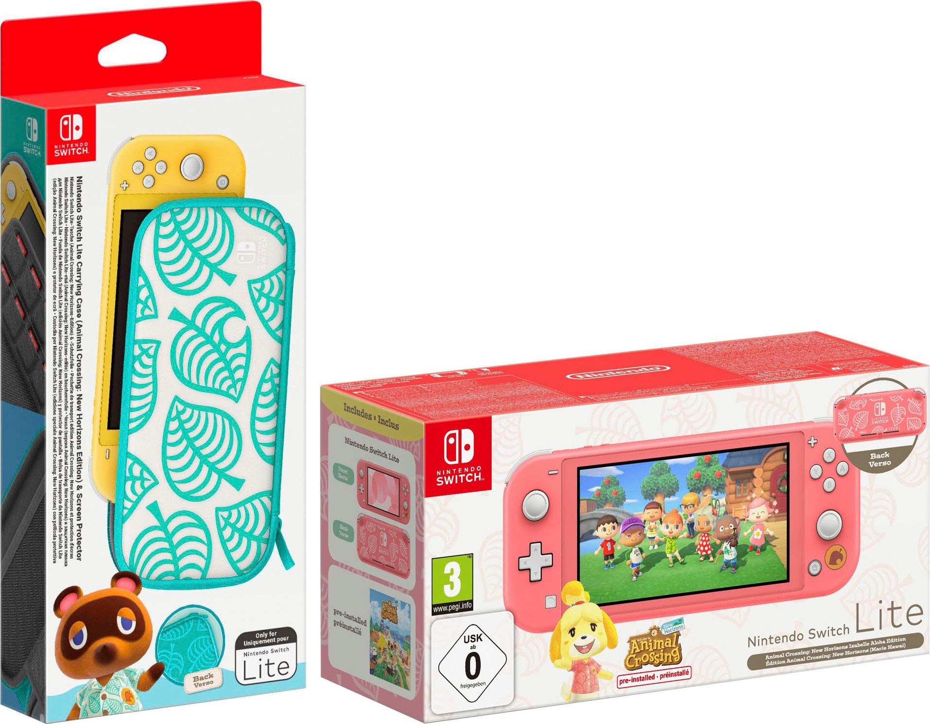 Konsolen-Set »Lite Animal Crossing: New Horizons Isabelle Aloha Edition«