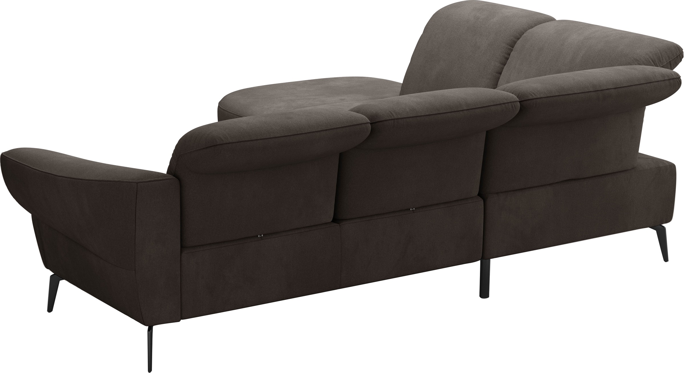 sit&more Ecksofa »Dance, L-Form, inkl. Sitztiefenverstellung«, inkl. Click&Seat, optional mit Kopfteilverstellung