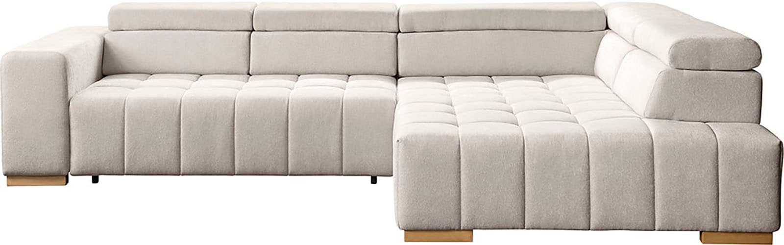 exxpo - sofa fashion Ecksofa "Elianos, hoher Sitzkomfort, aufwendige Kreuzs günstig online kaufen