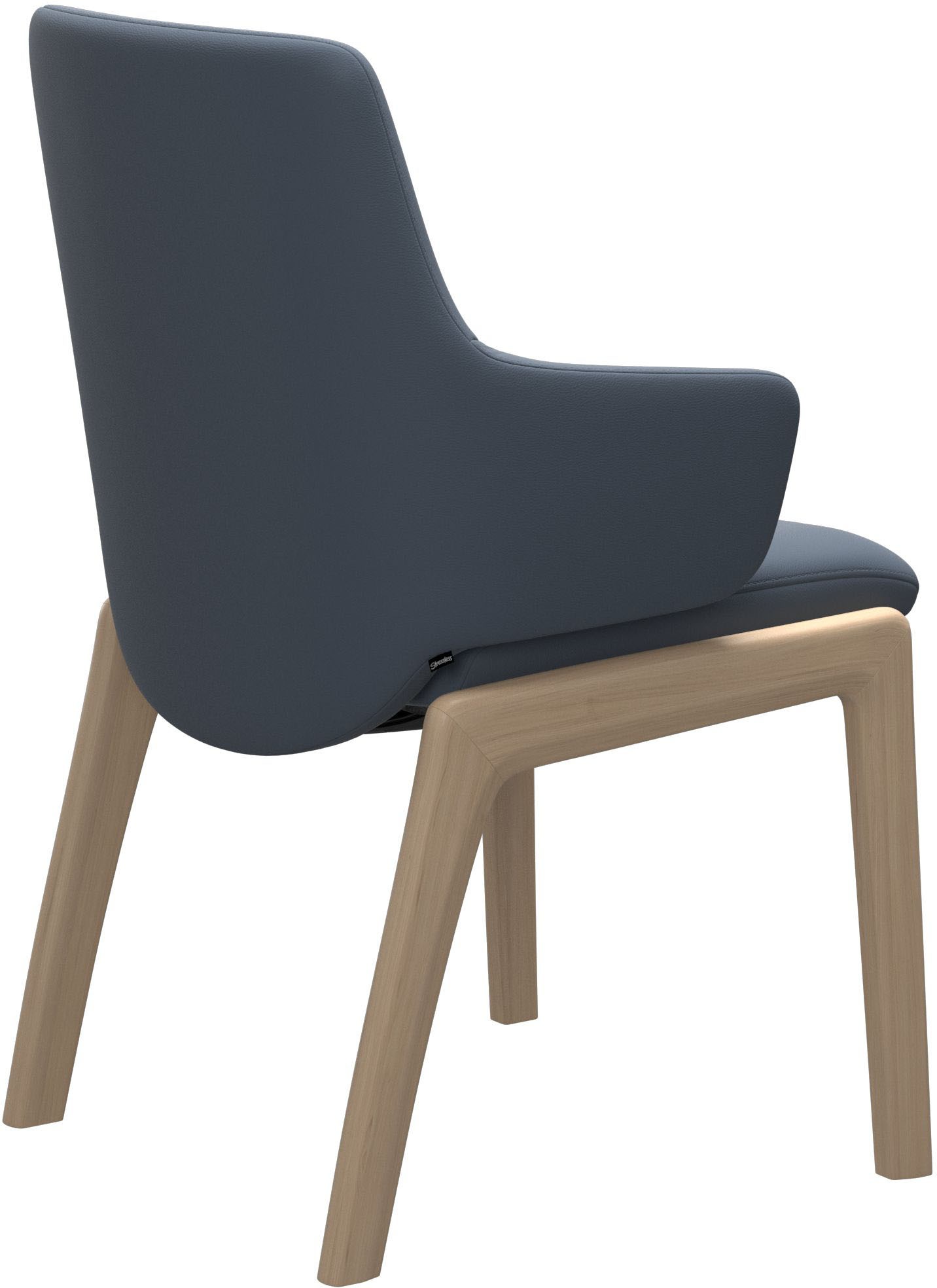 Stressless® Polsterstuhl »Laurel«, Leder PALOMA, Low Back mit Armlehne, Größe L, mit abgerundeten Beinen in Walnuss