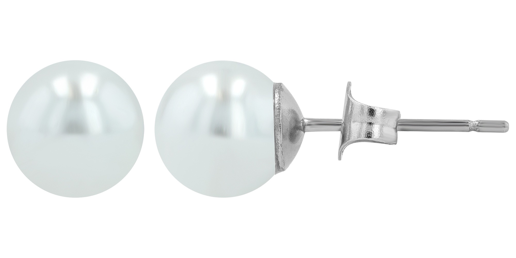 Adelia´s Paar Ohrhänger "Damen Ohrringe – Ohrstecker aus Edelstahl mit Perl günstig online kaufen