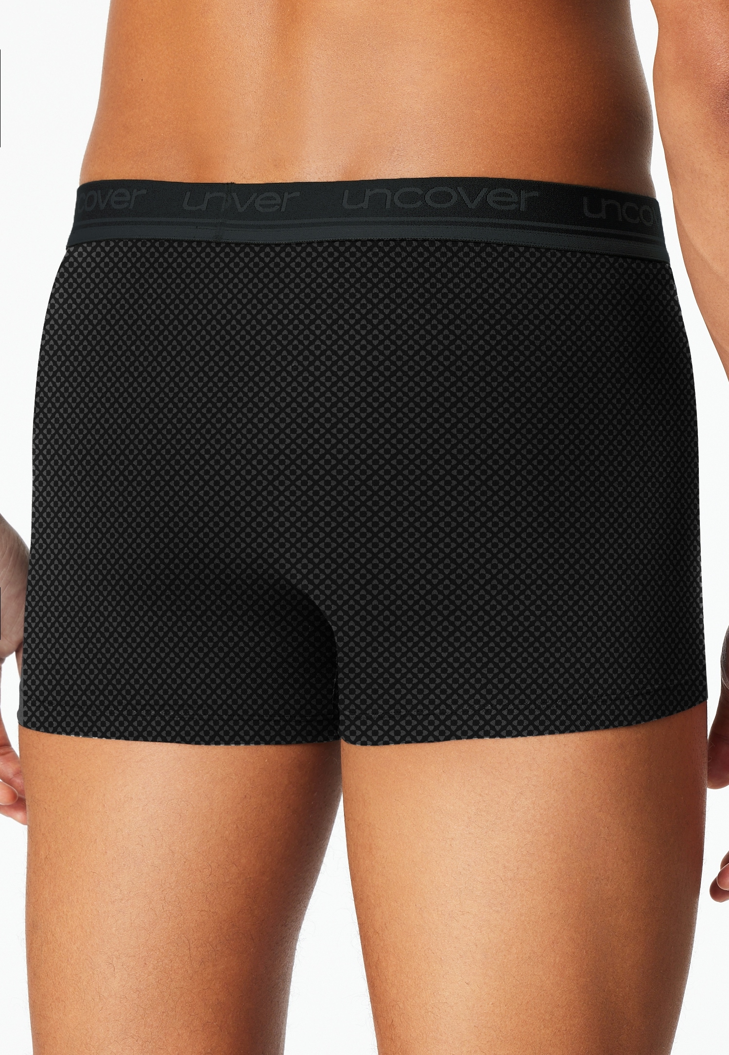 uncover by SCHIESSER Boxer »Uncover Cotton« ohne Eingriff, elastisch, Single Jersey-Qualität, Logo-Bund