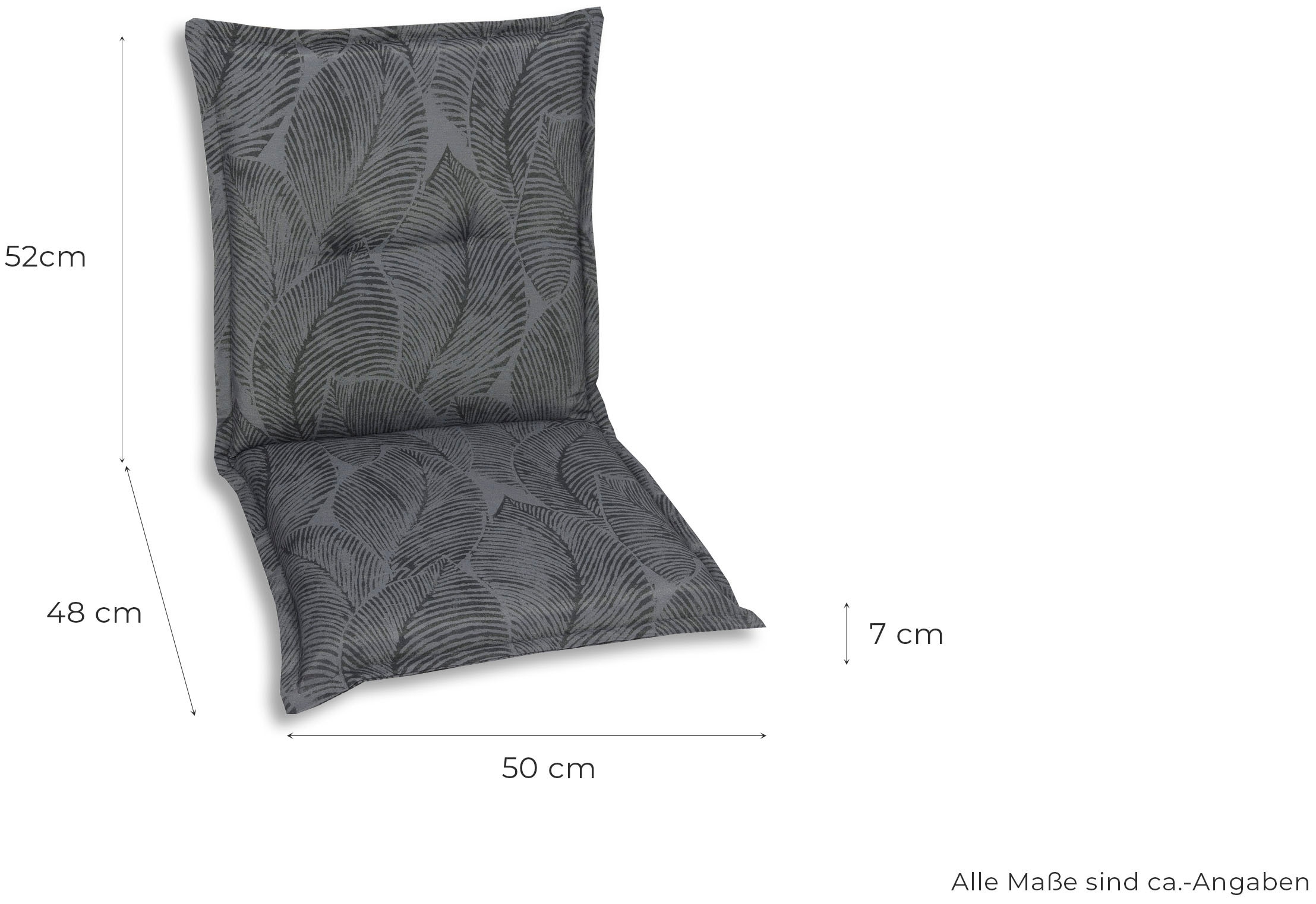 GO-DE Sesselauflage, 110x50 cm