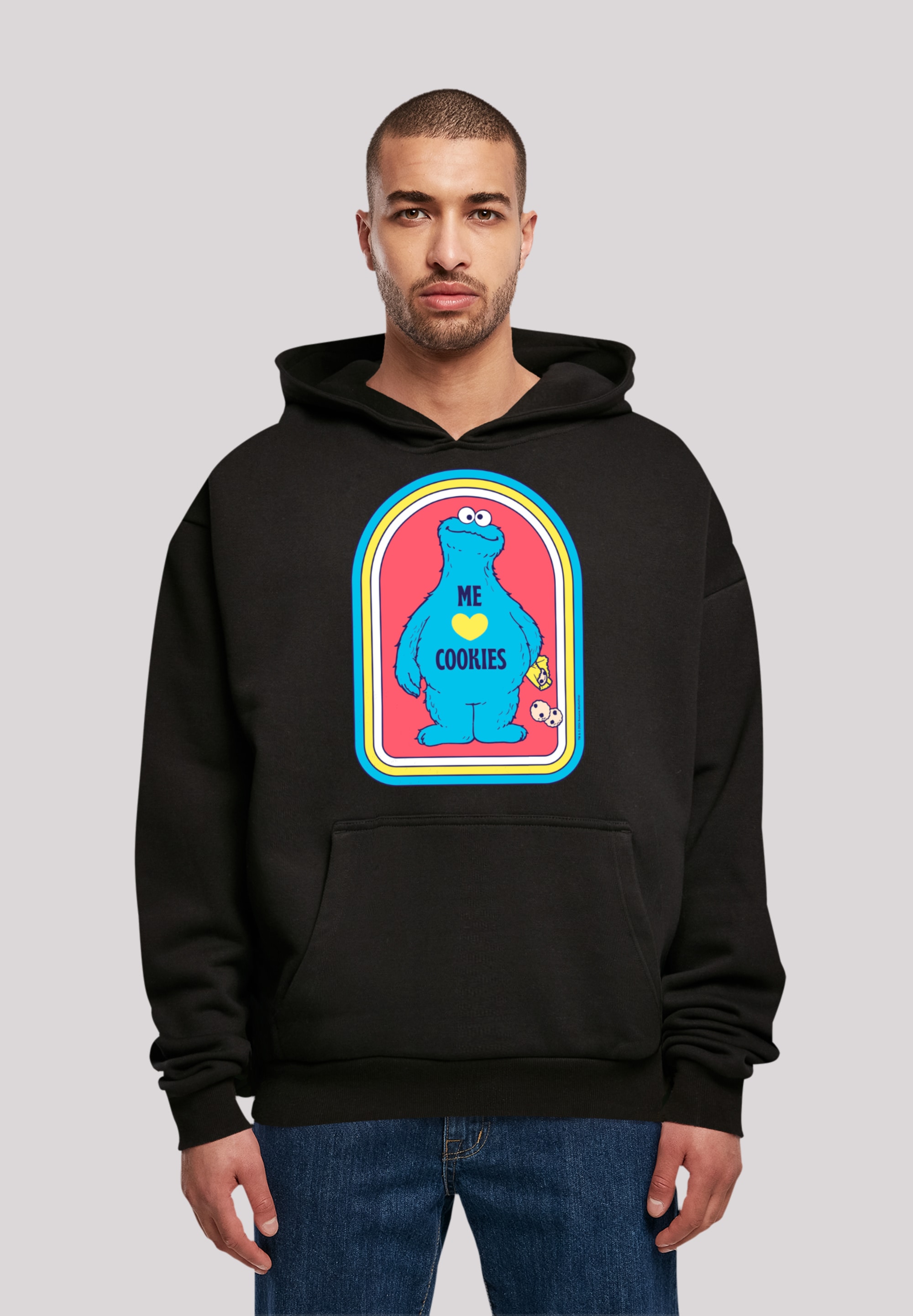 F4NT4STIC Kapuzenpullover "Sesamstraße Cookie Monster Me", Premium Qualität günstig online kaufen