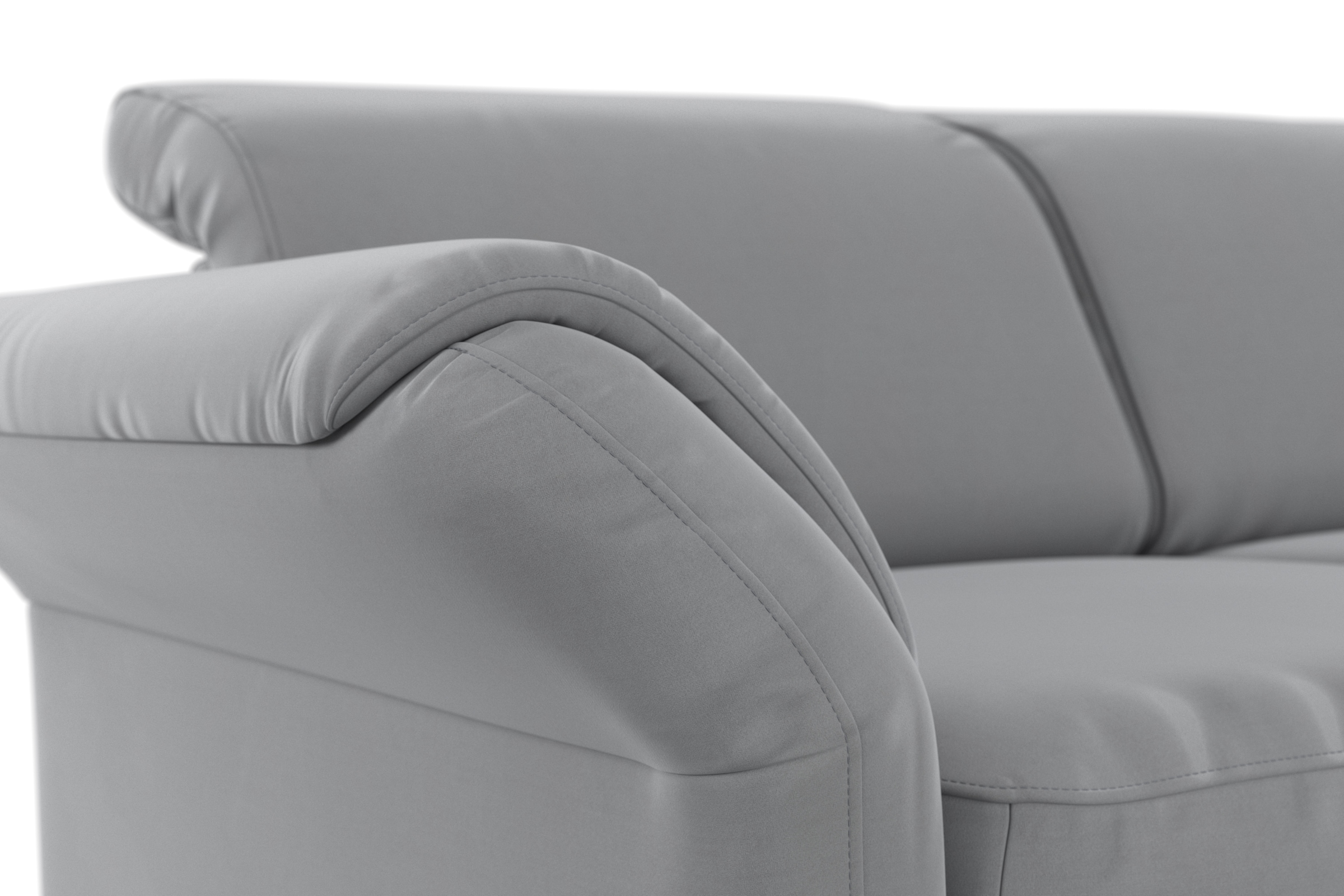 sit&more Ecksofa »Apulia L-Form«, wahlweise Bettfunktion, Bettkasten und Kopf- und Armteilverstellung