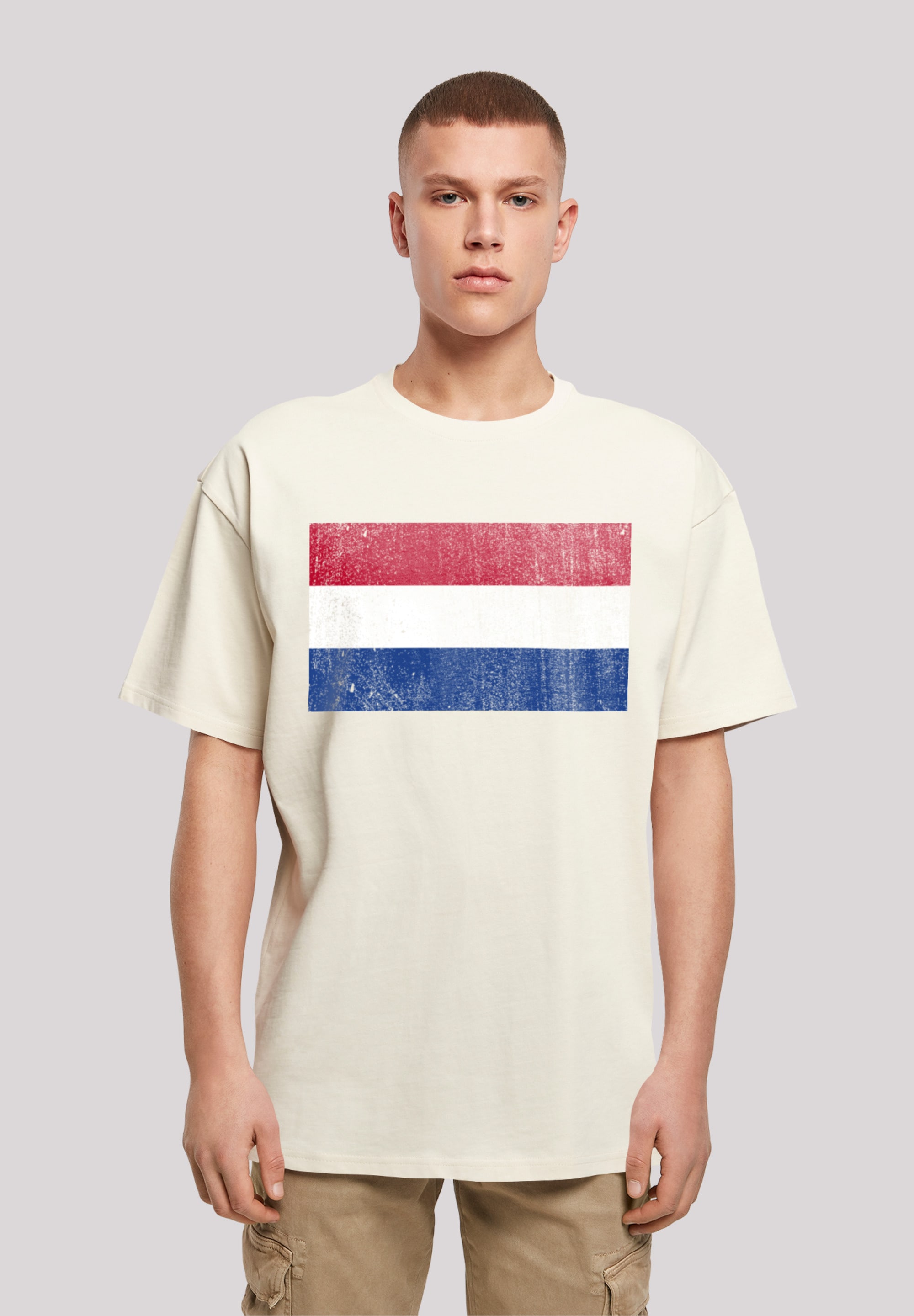 F4NT4STIC T-Shirt »Netherlands Flagge NIederlande | BAUR Holland distressed«, bestellen Print ▷