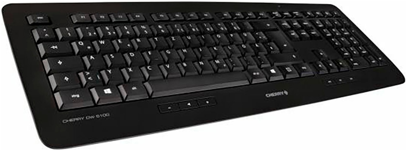 Cherry Wireless-Tastatur »DW 5100«, (Ziffernblock-Profil-Speicher-USB-Anschluss)
